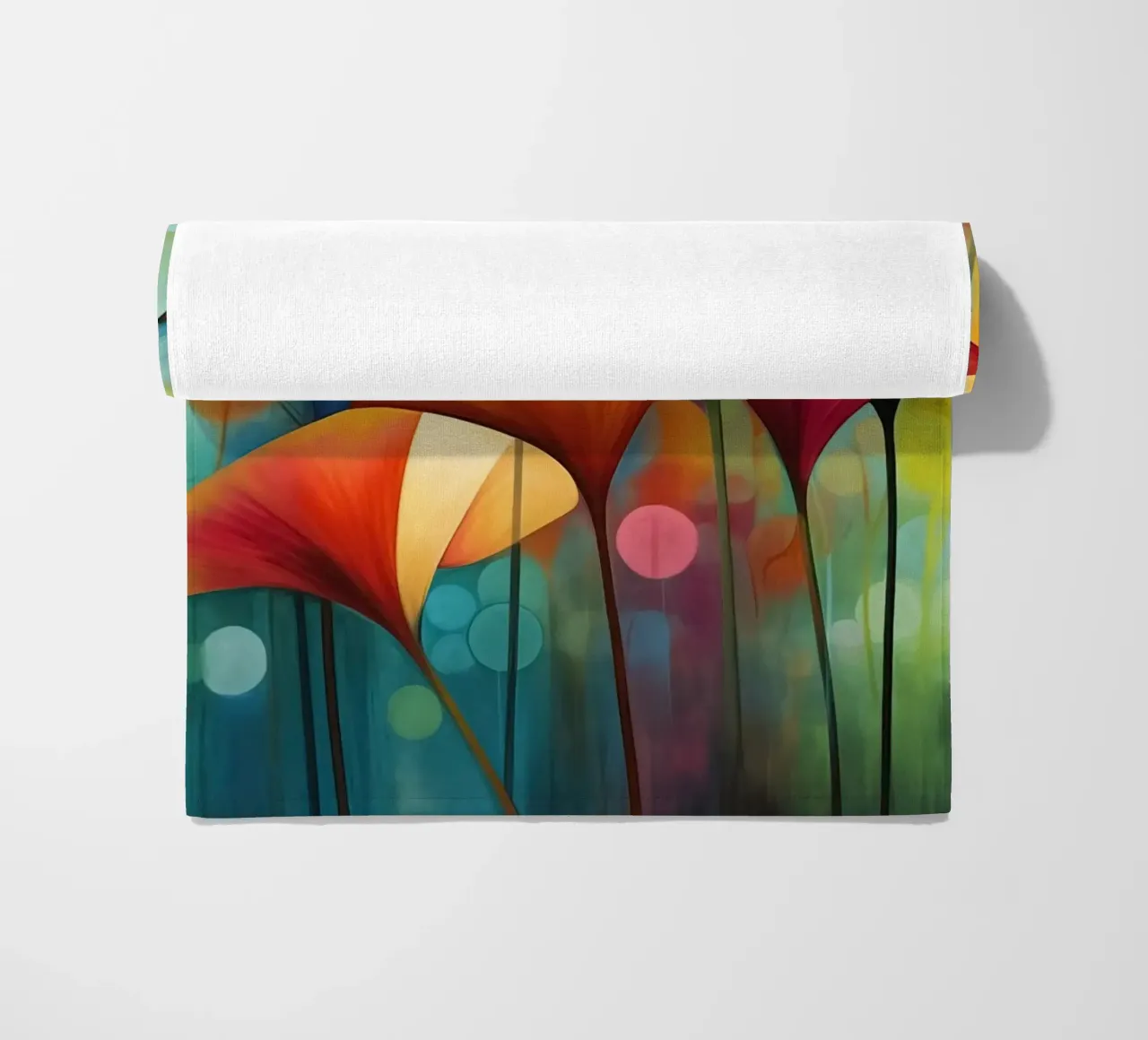 Fiori surreali telo mare da Imagine