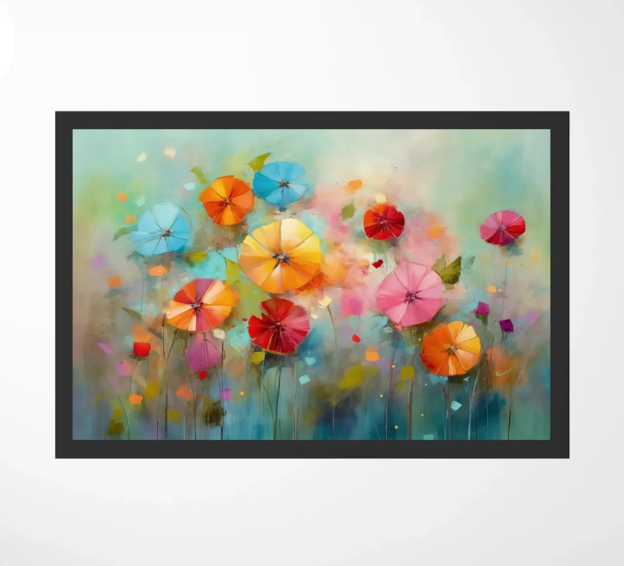 Fiori allegri zerbino da Imagine