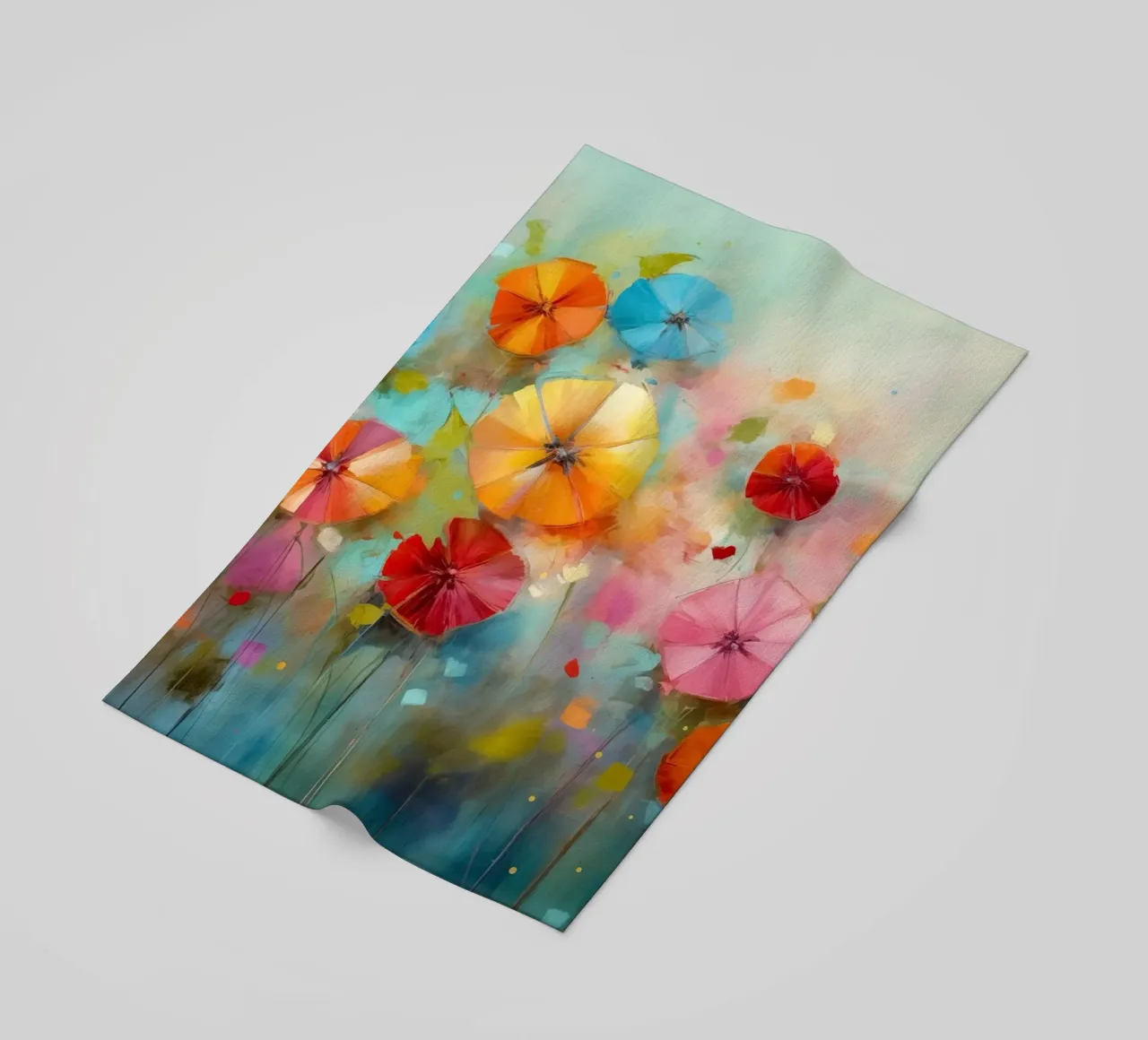 Fiori allegri telo mare da Imagine