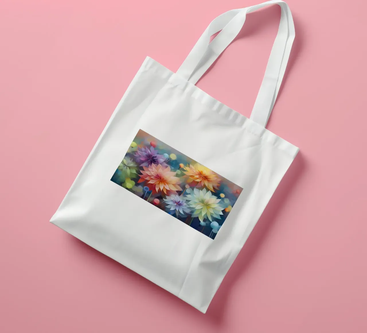 Fiori colorati borsa in juta da Imagine