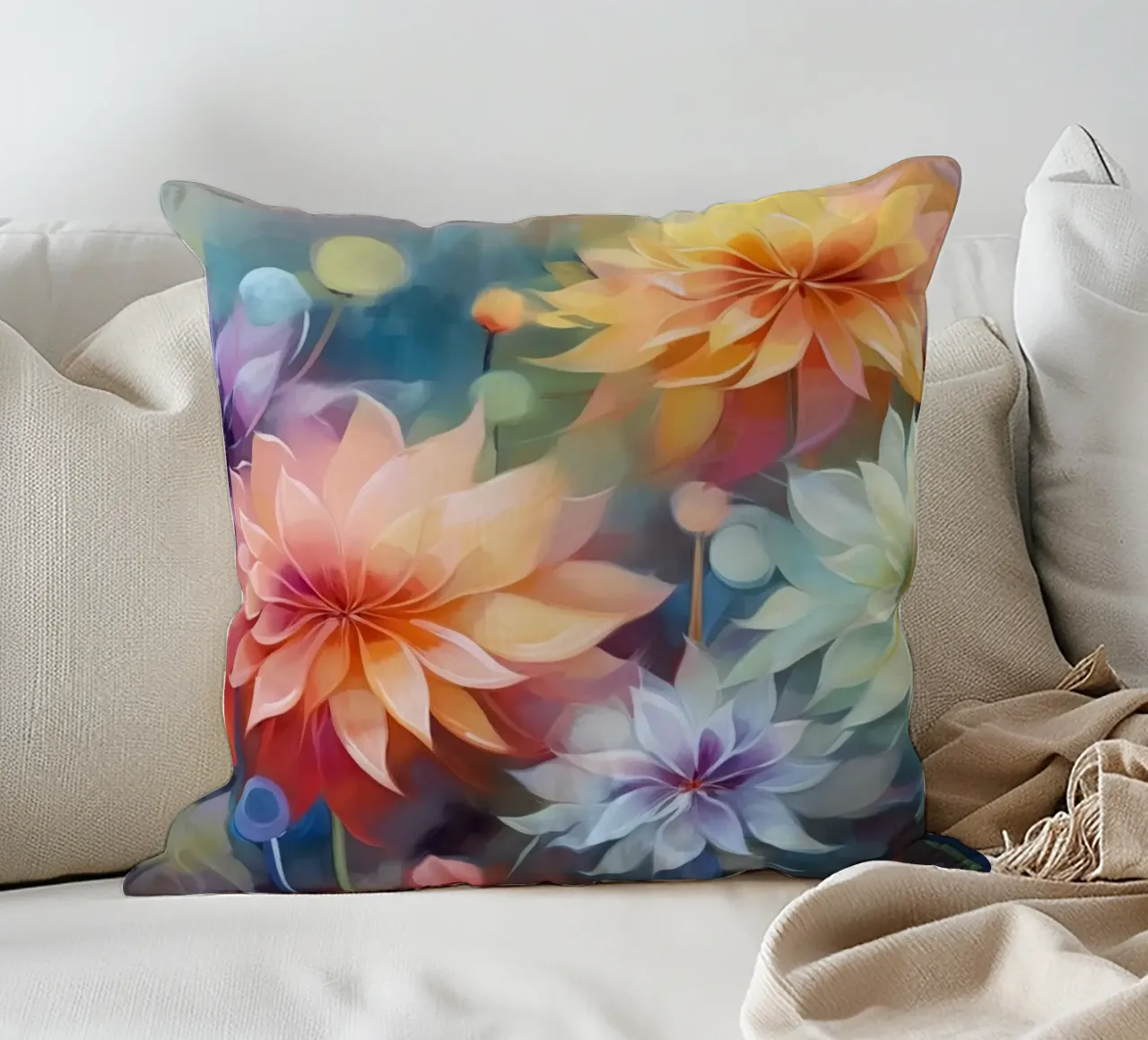 Fiori colorati cuscino da Imagine