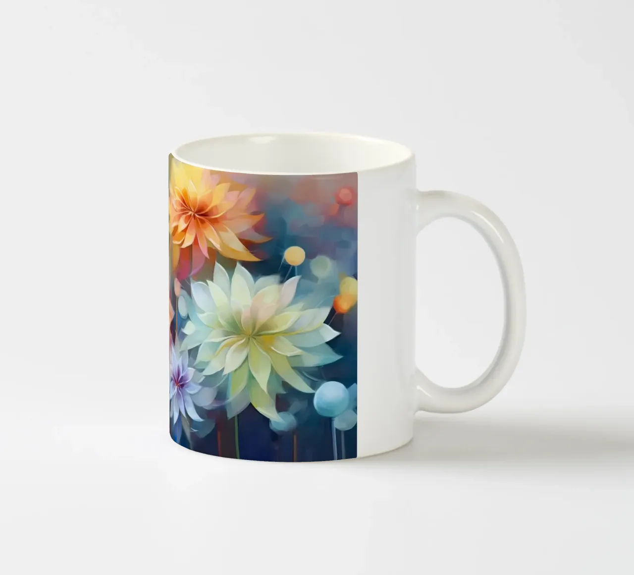 Fiori colorati tazza in ceramica da Imagine