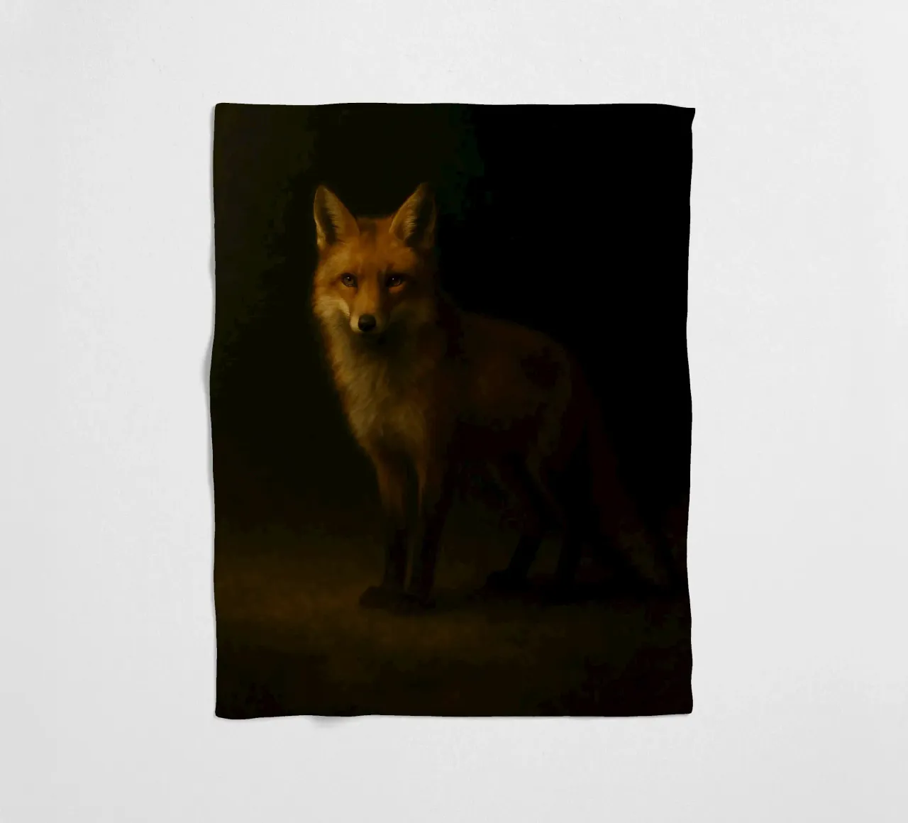 Crimson Gaze fleece blanket by Mosaic Dialogue