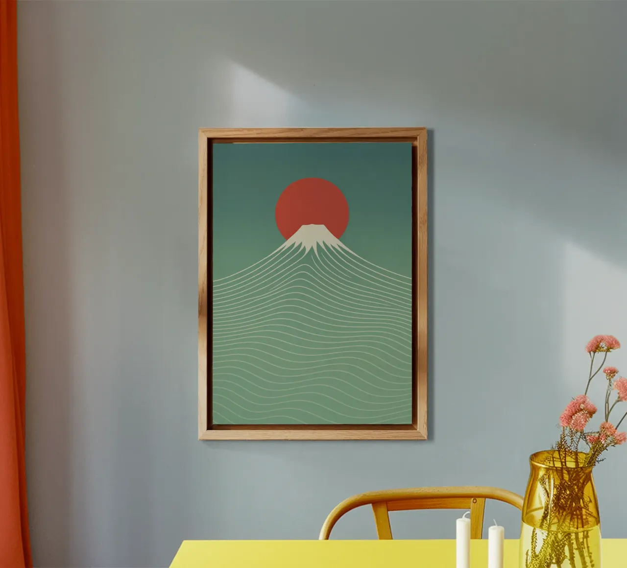 Fuji's Harmonious Rise alluminio dibond da Mosaic Dialogue