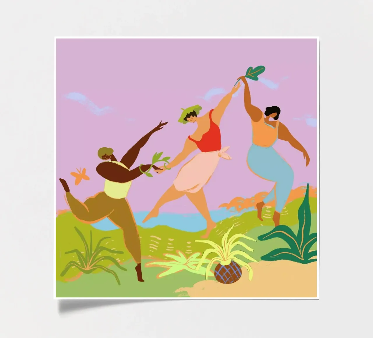 Nature's Frolic Stickerbogen von Arty Guava
