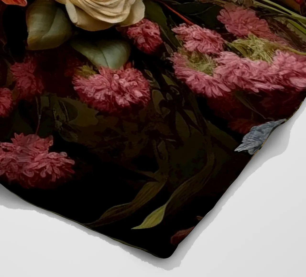 Natura morta con fiori coperta in pile da Imagine