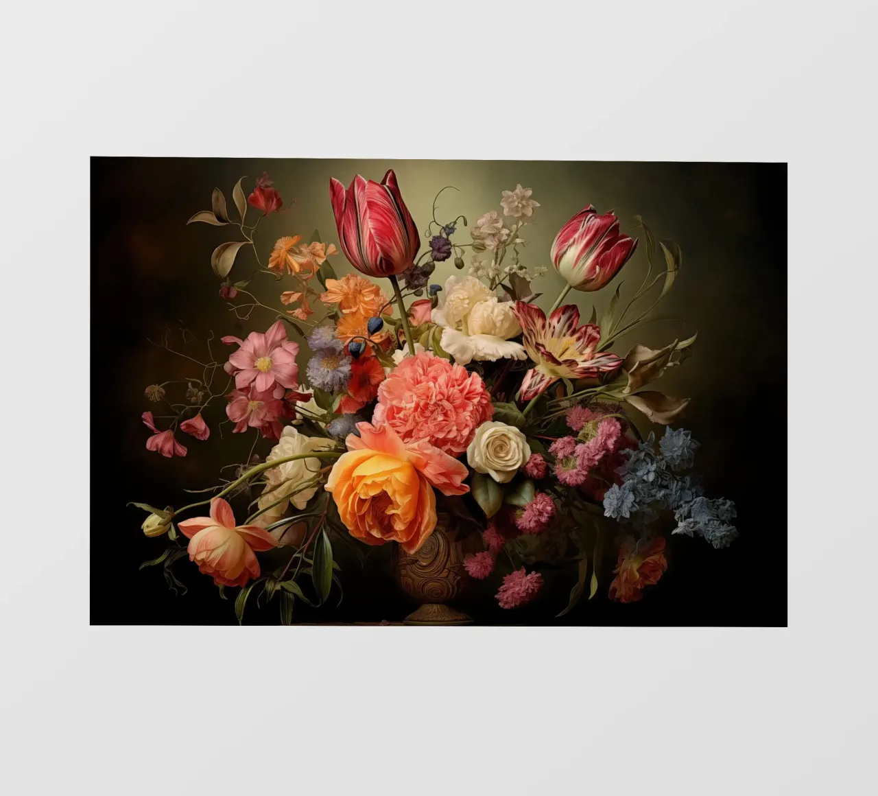 Natura morta con fiori telo in pvc da Imagine