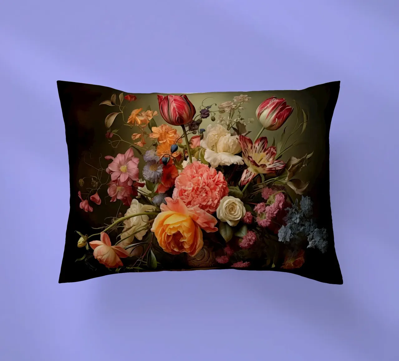 Natura morta con fiori cuscino da Imagine