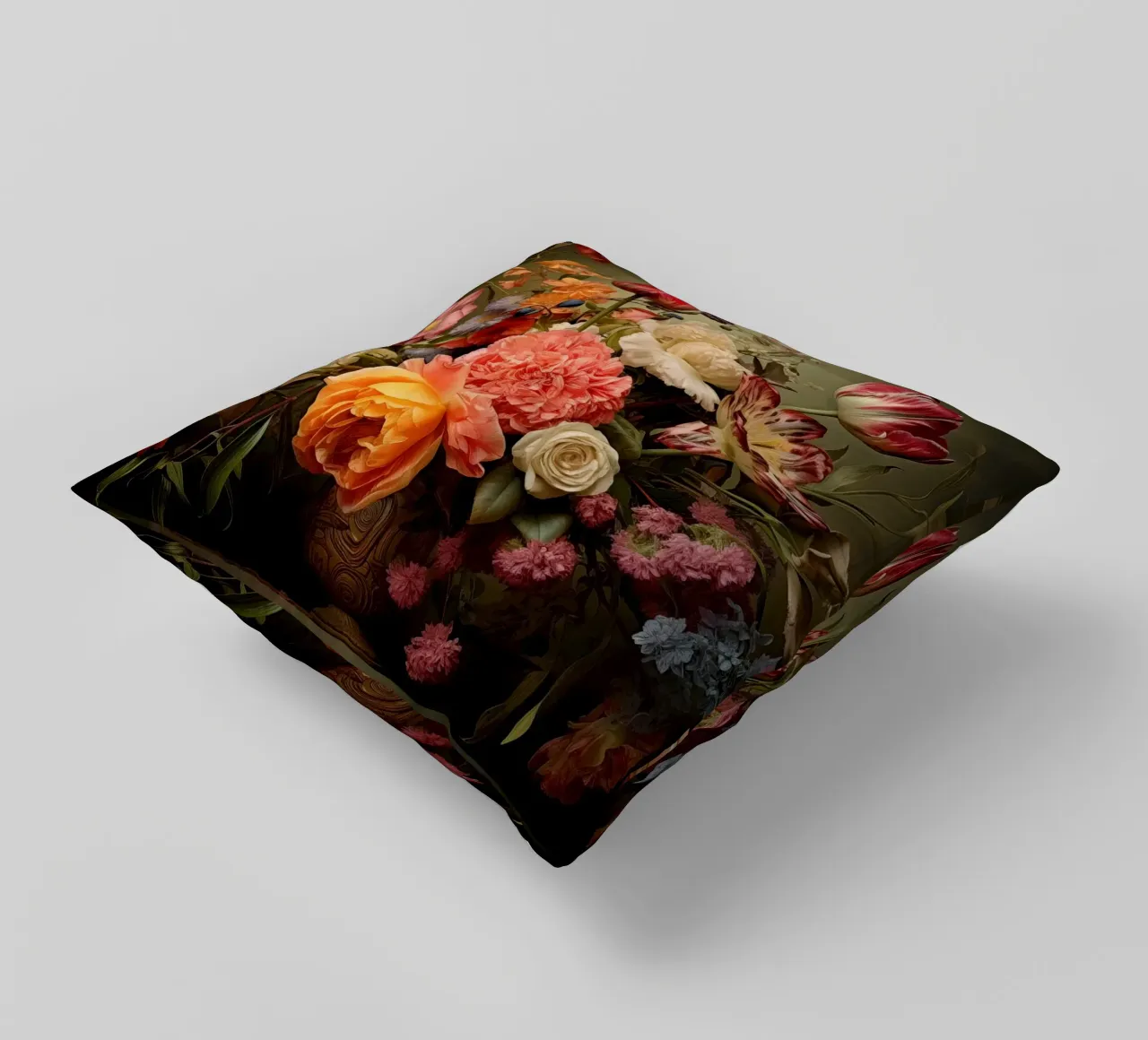 Natura morta con fiori cuscino da Imagine
