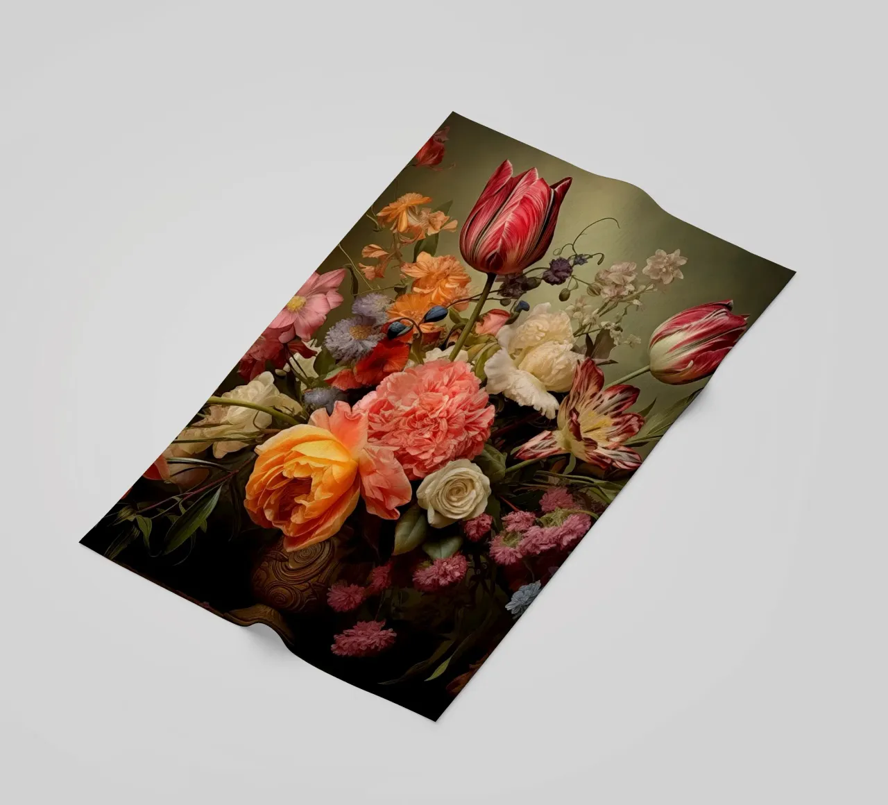 Still life with flowers beach towel by Imagine