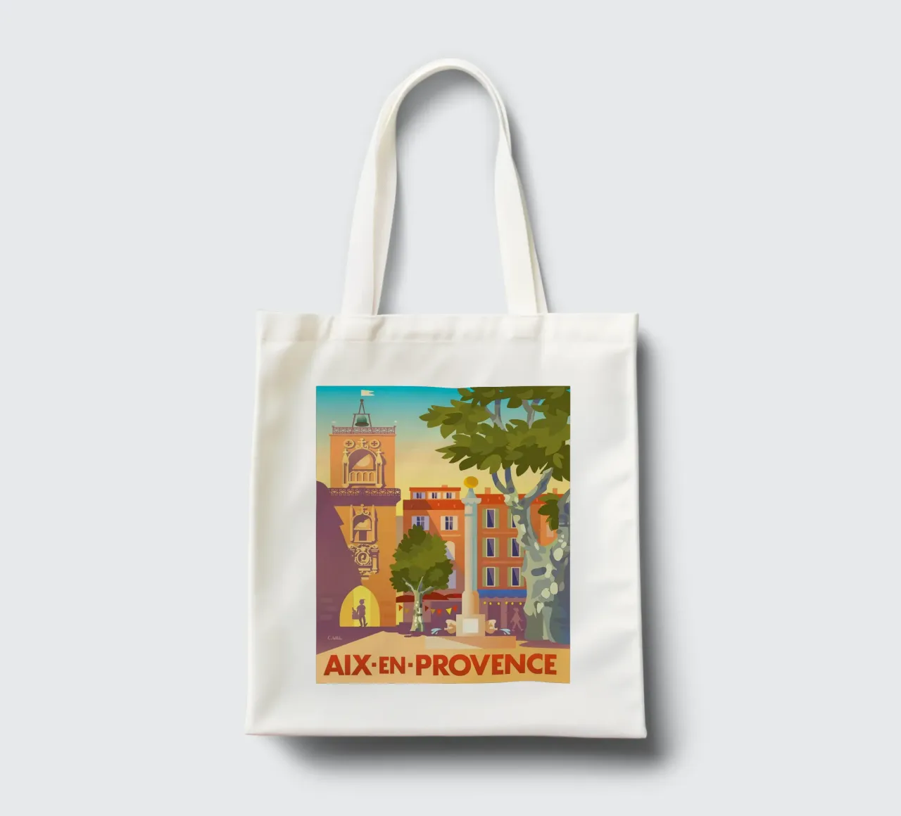 Aix-en-Provence borsa in juta da C.WILL
