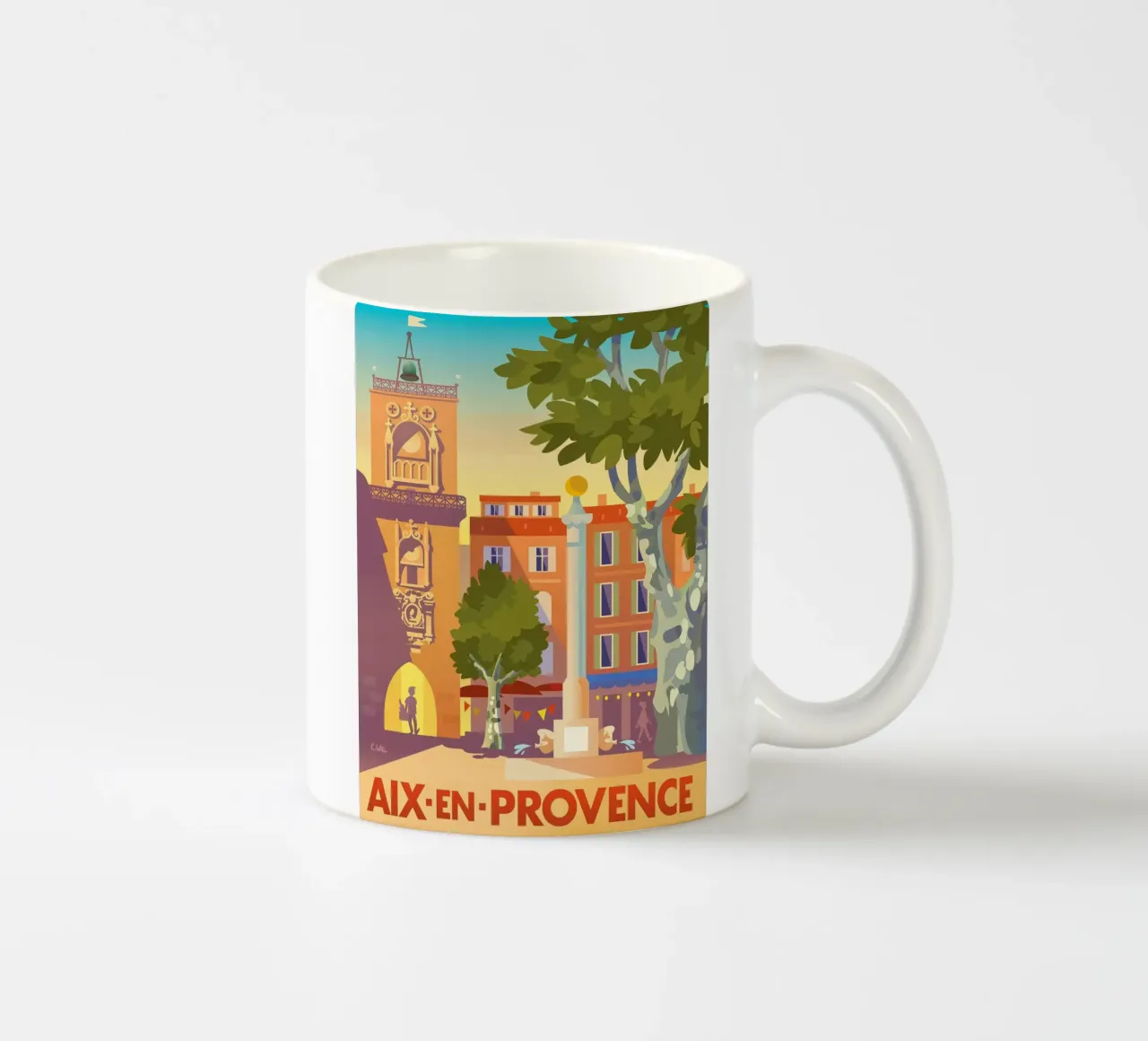 Aix-en-Provence tazza in ceramica da C.WILL