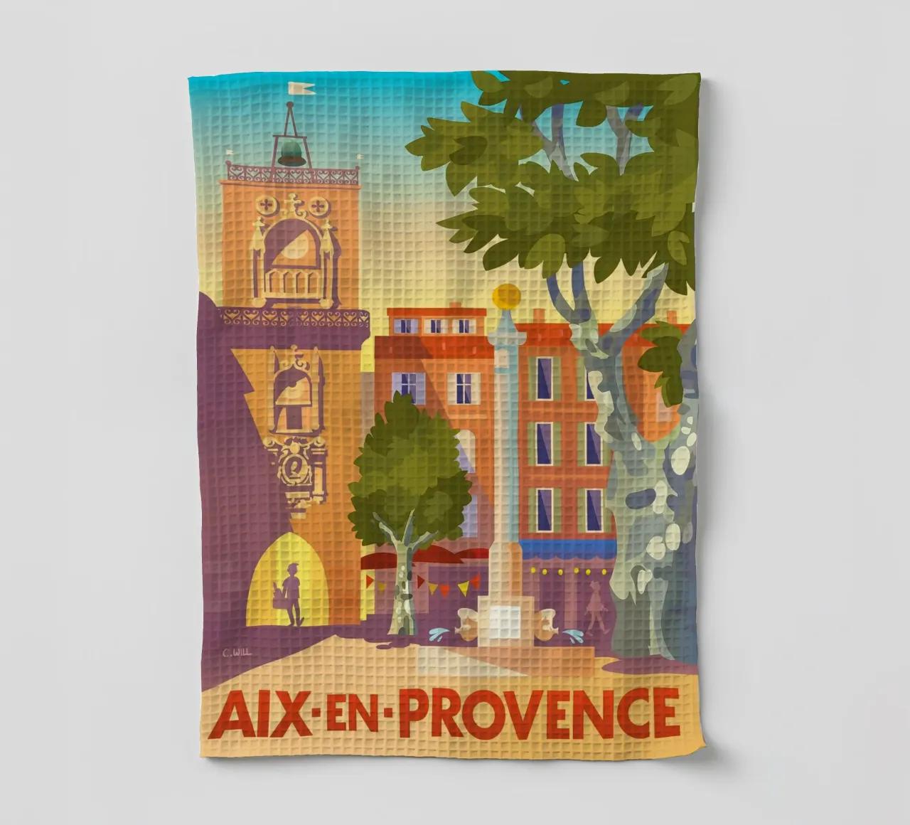 Aix-en-Provence canovaccio da cucina da C.WILL