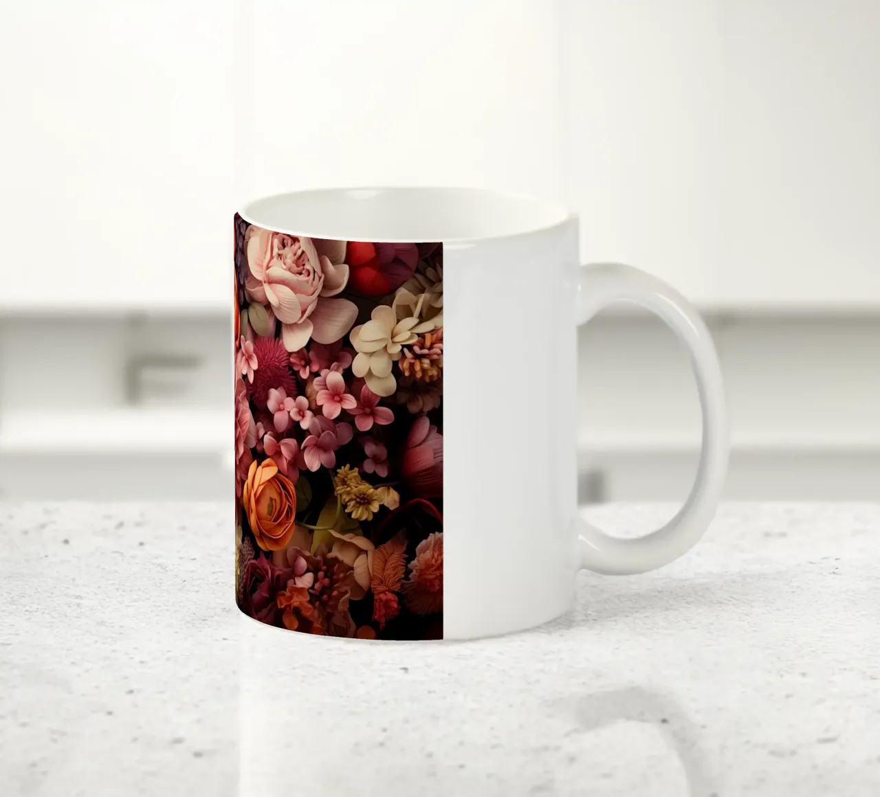 Una grande quantità di fiori tazza in ceramica da Imagine