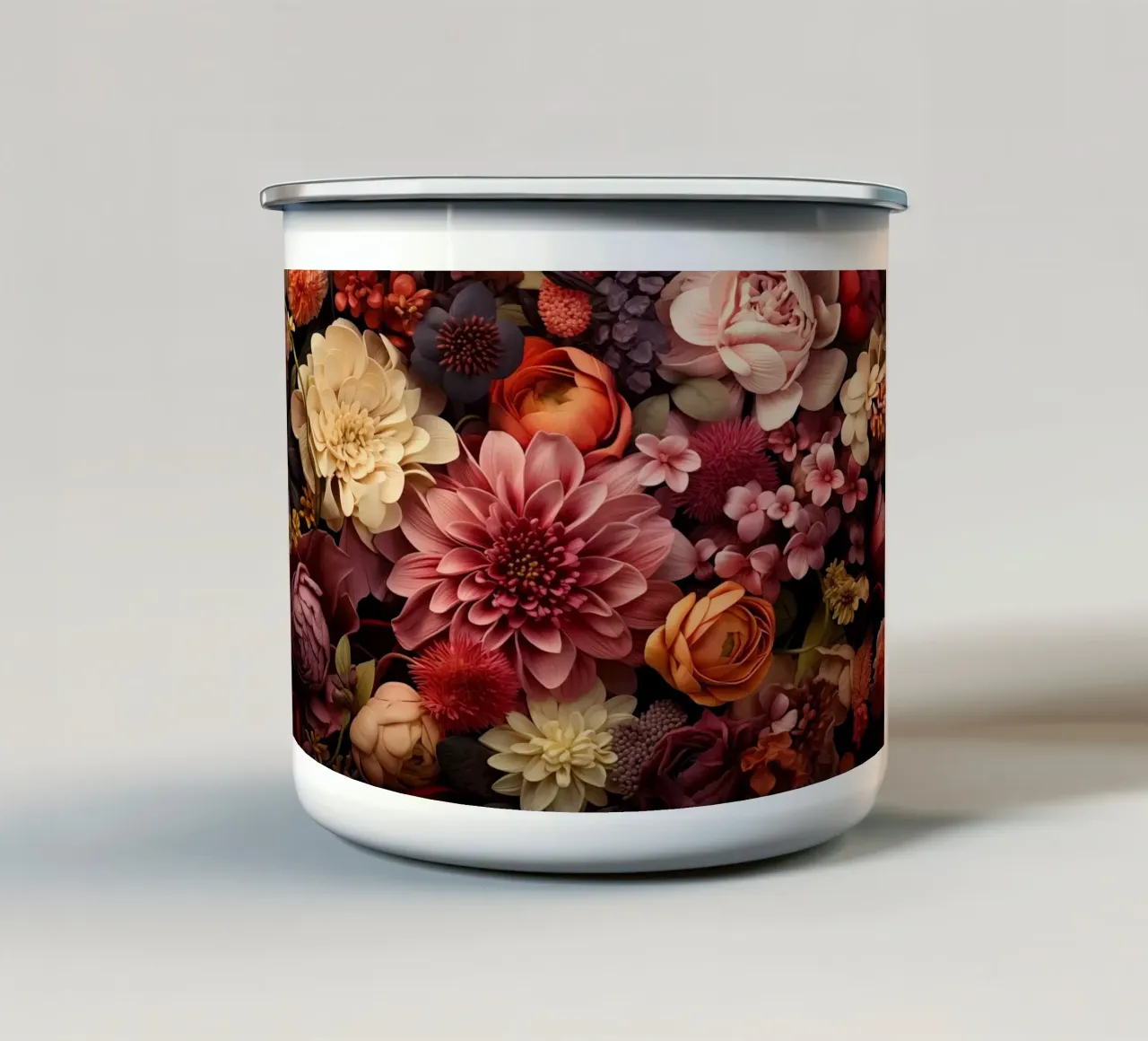 Una grande quantità di fiori tazza in smalto da Imagine