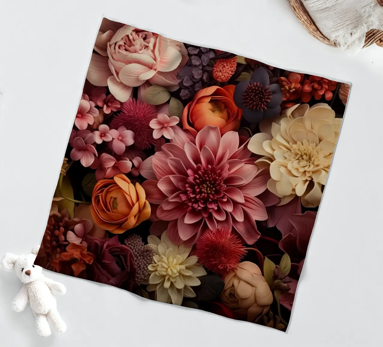 Una grande quantità di fiori coperta in pile da Imagine