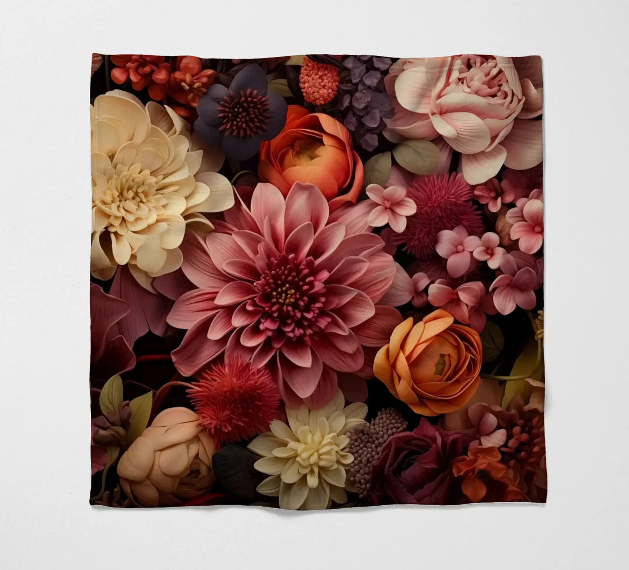 Una grande quantità di fiori coperta in pile da Imagine