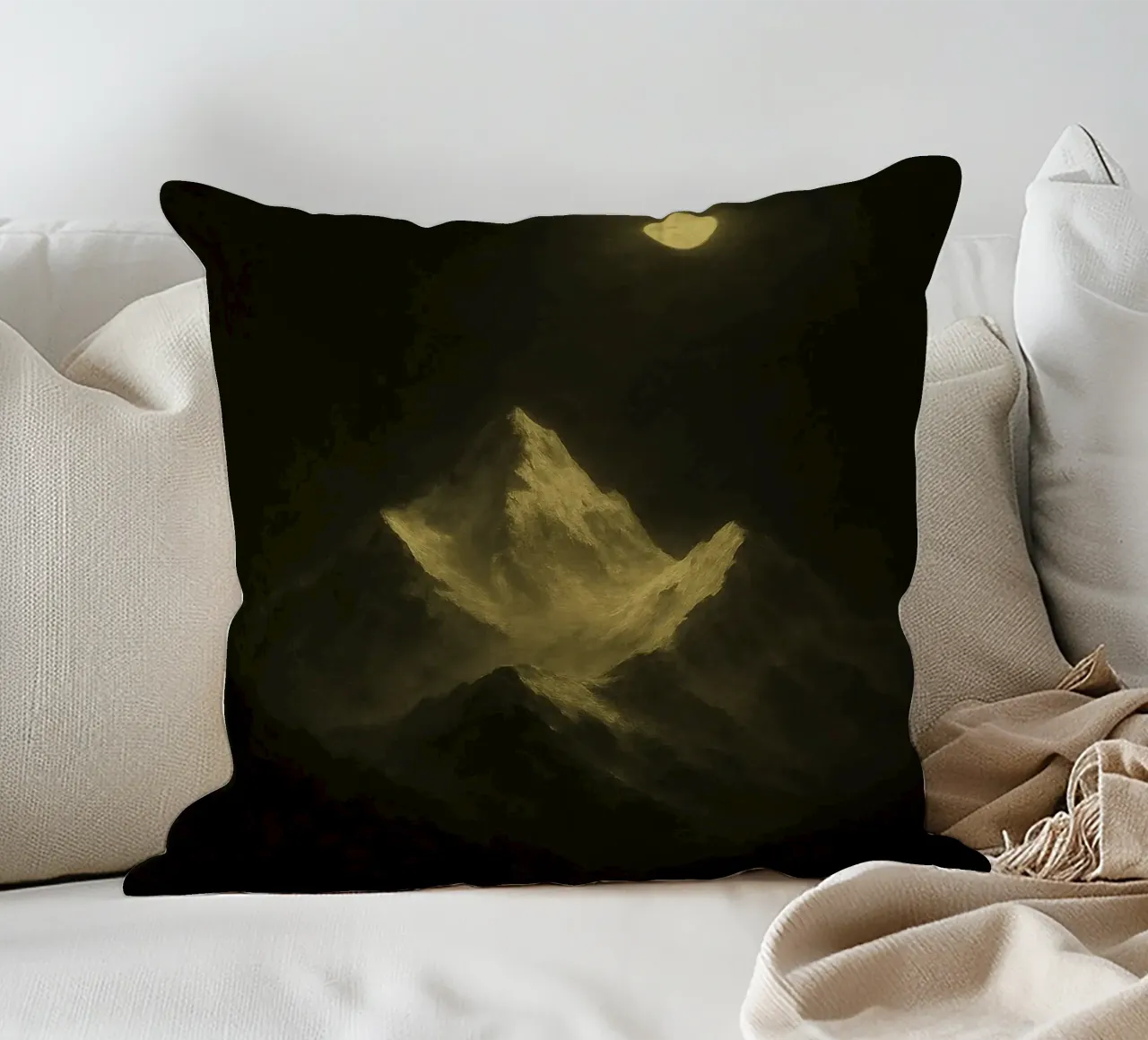 Lunar Peaks cuscino da Mosaic Dialogue