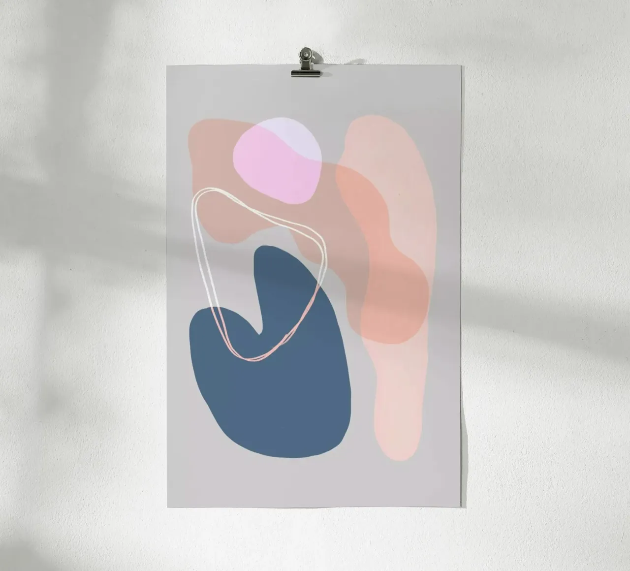 Graphic 271 poster con telaio in legno da Mareike Böhmer