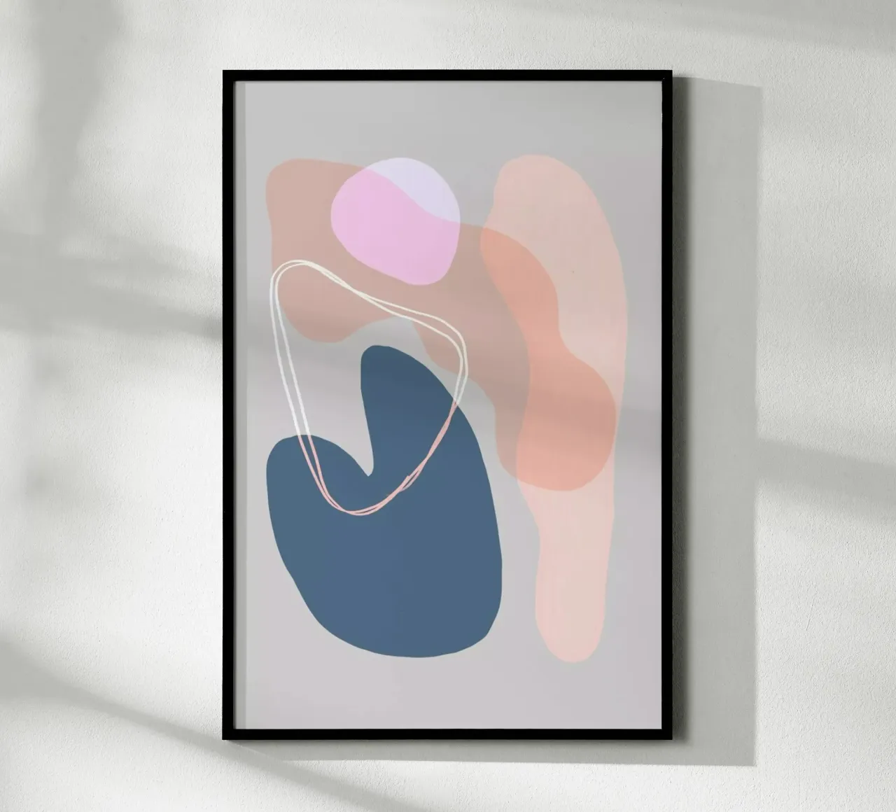 Graphic 271 poster con telaio in legno da Mareike Böhmer