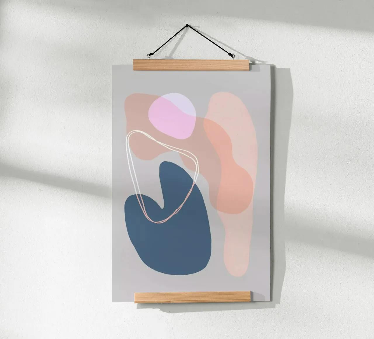 Graphic 271 poster con telaio in legno da Mareike Böhmer