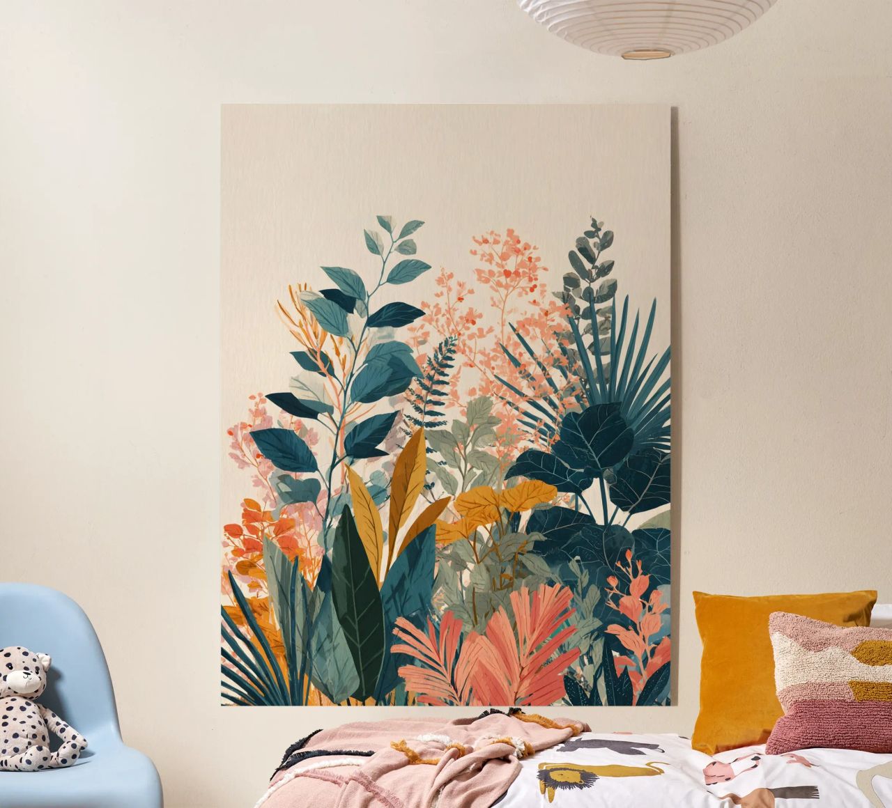 Pink Botanical Jungle acryl van Gypsy Galleria