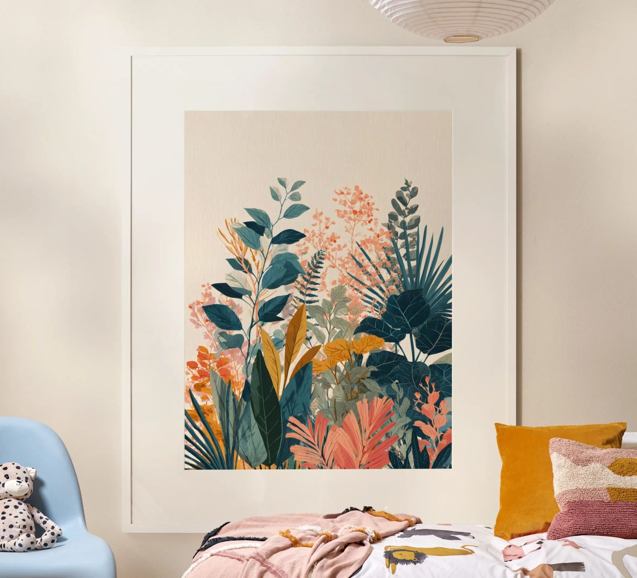 Pink Botanical Jungle poster de Gypsy Galleria