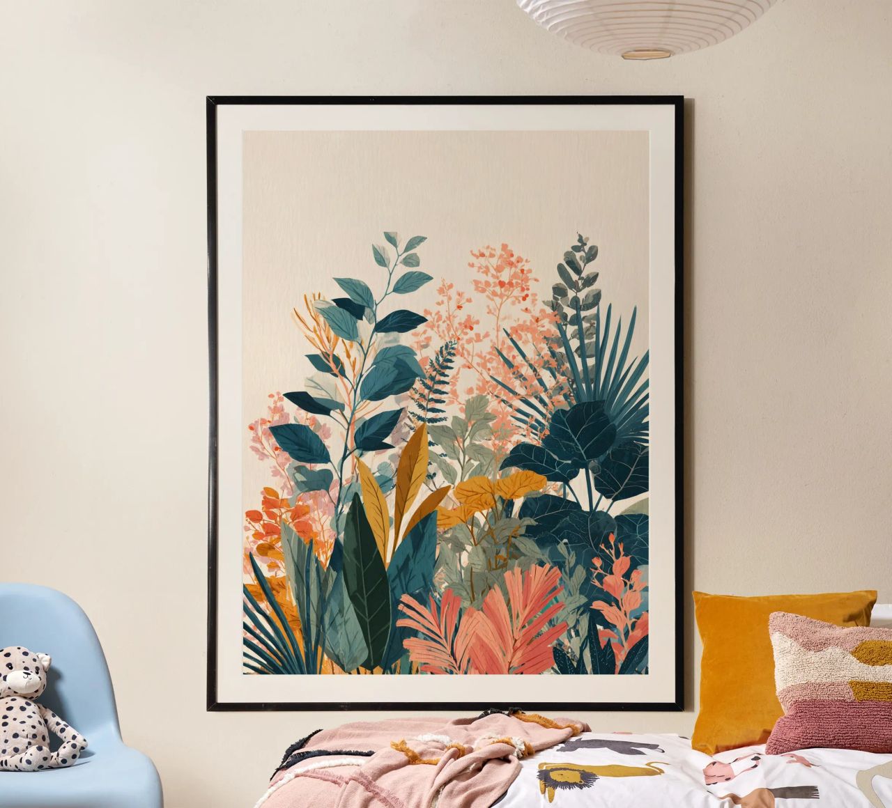 Pink Botanical Jungle poster de Gypsy Galleria