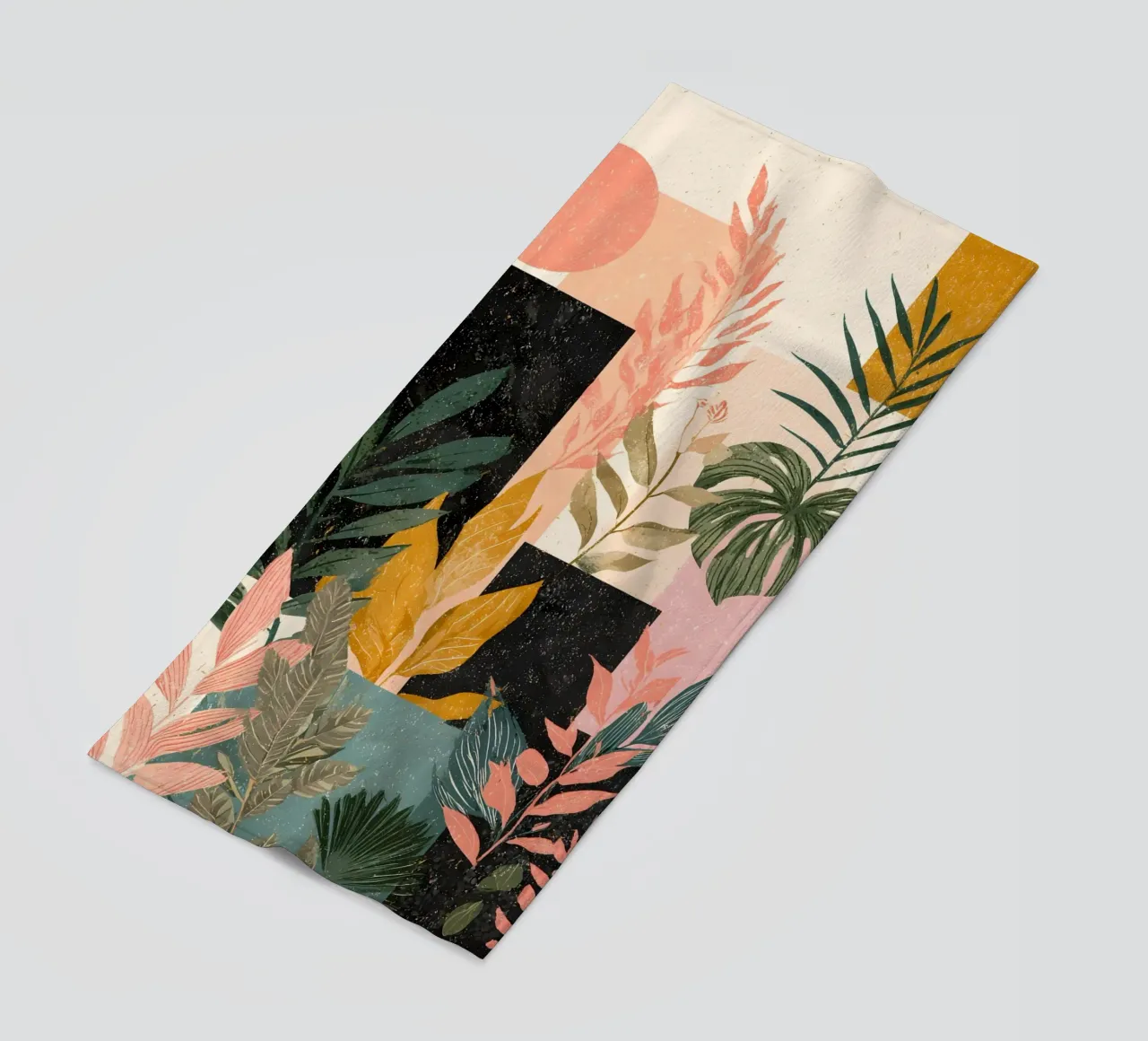 Abstract Pink Jungle telo mare da Gypsy Galleria