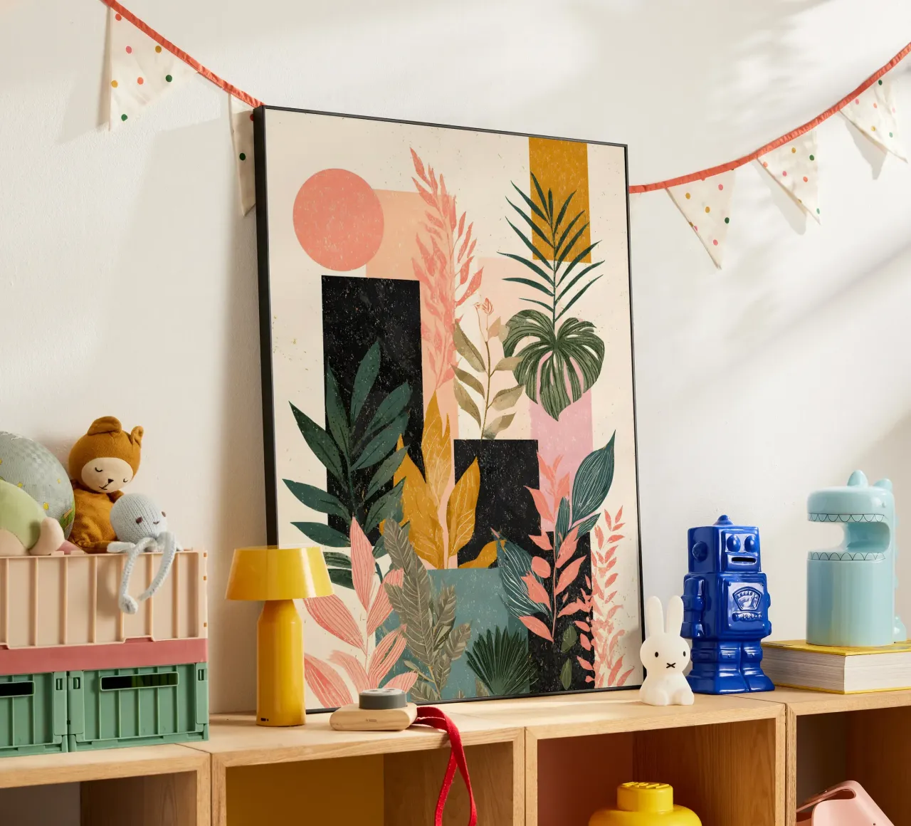 Abstract Pink Jungle alluminio dibond da Gypsy Galleria