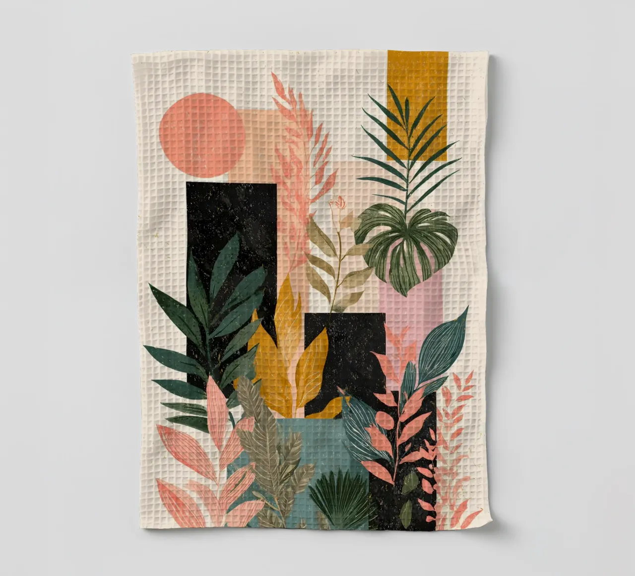 Abstract Pink Jungle canovaccio da cucina da Gypsy Galleria