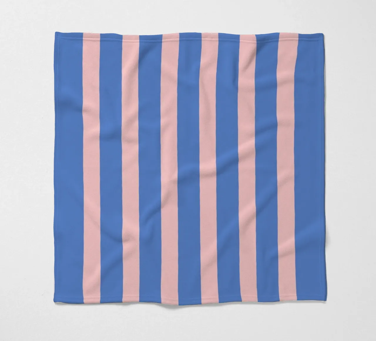 Motivo a strisce semplici - Rosa Blu coperta in pile da MoonlightPrint