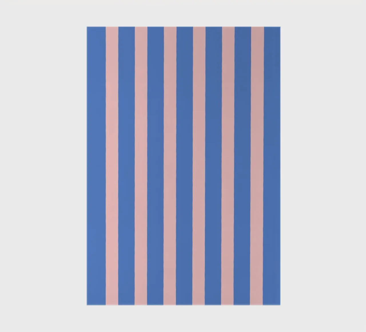 Simple Stripes Pattern - Pink Blue notebook by MoonlightPrint