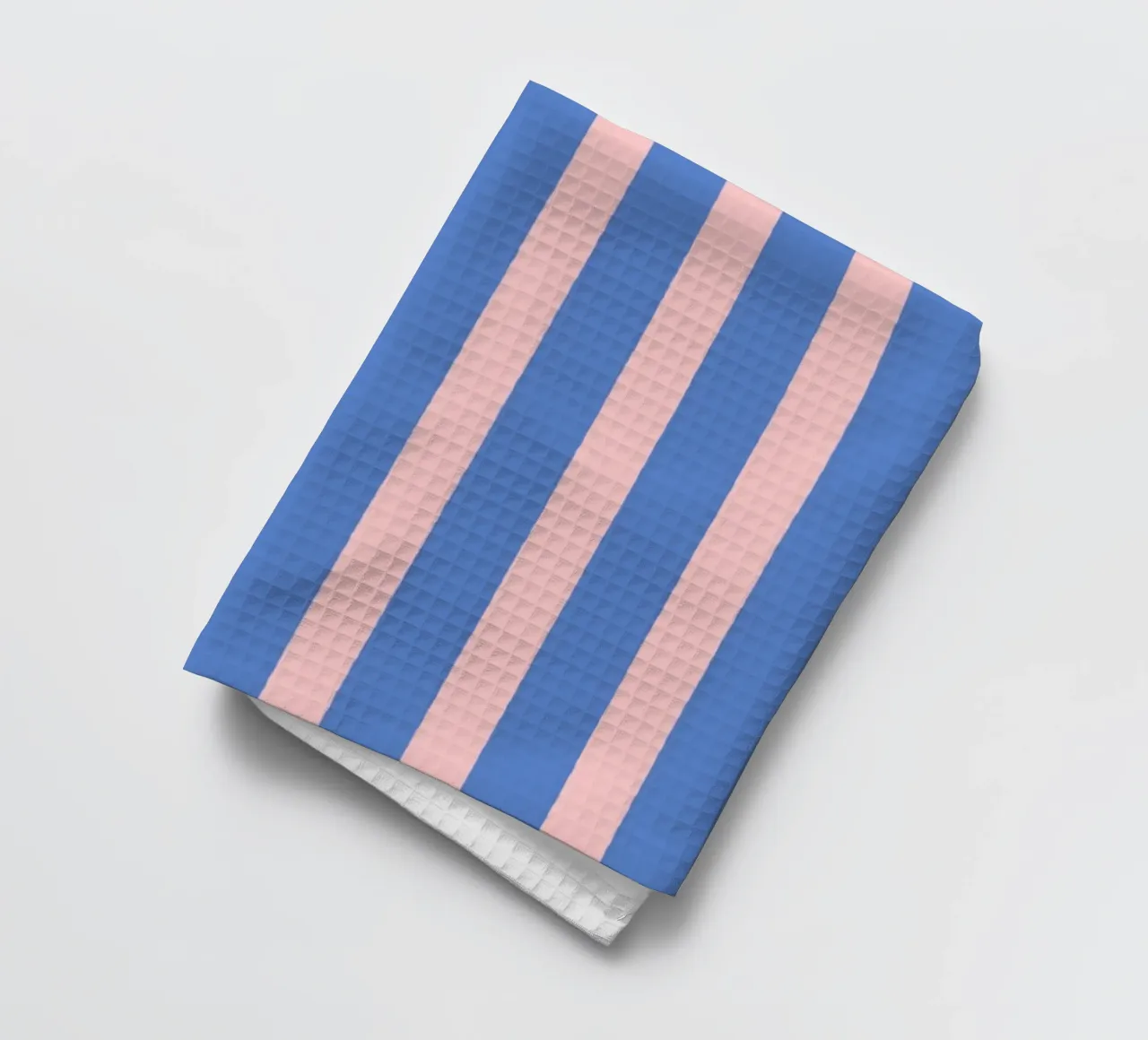 Motif de rayures simples - Rose Bleu torchon de MoonlightPrint