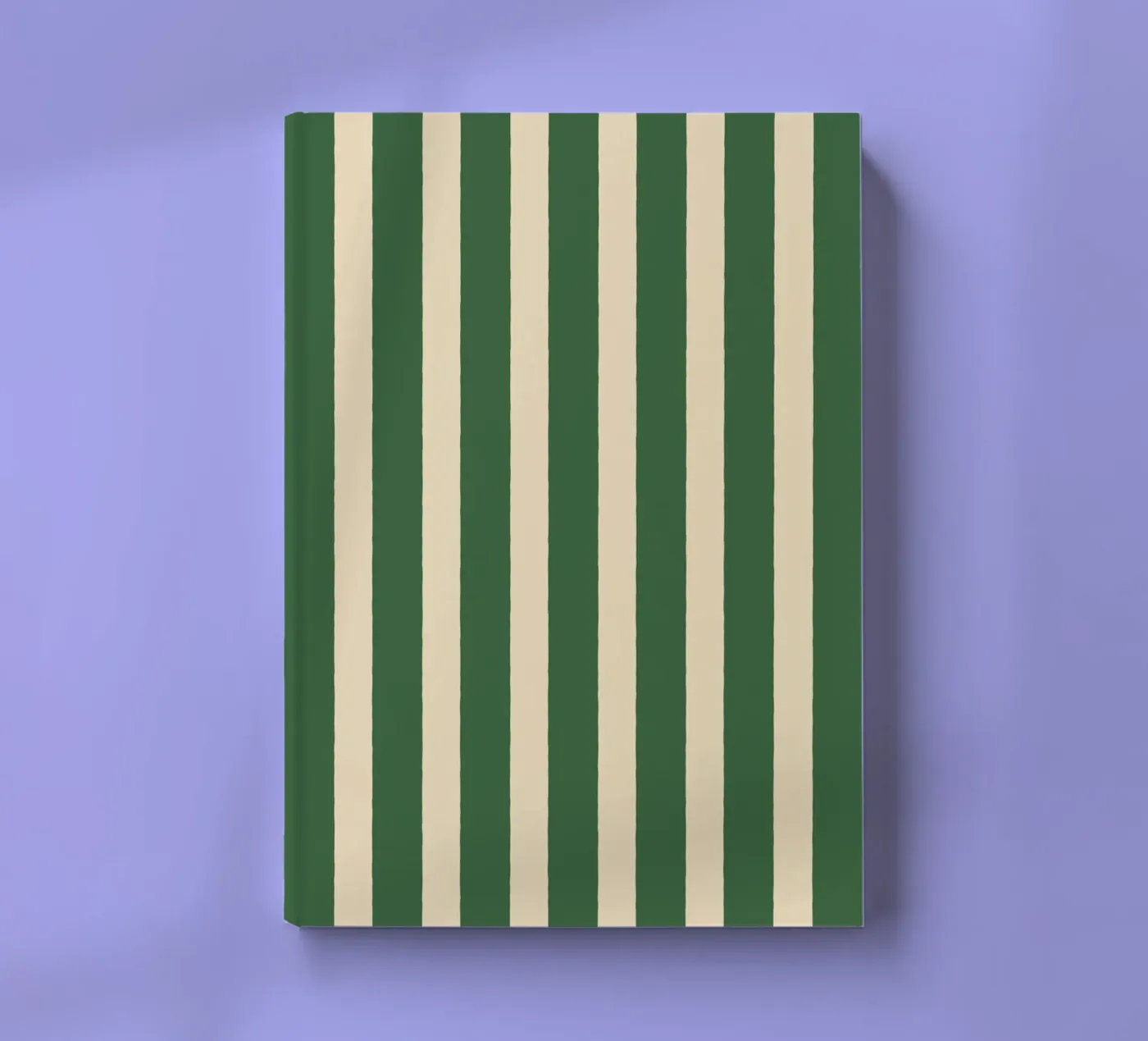 Simple Stripes Pattern - Green notebook by MoonlightPrint