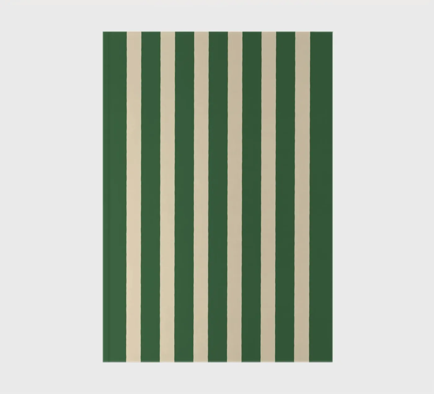 Simple Stripes Pattern - Green notebook by MoonlightPrint