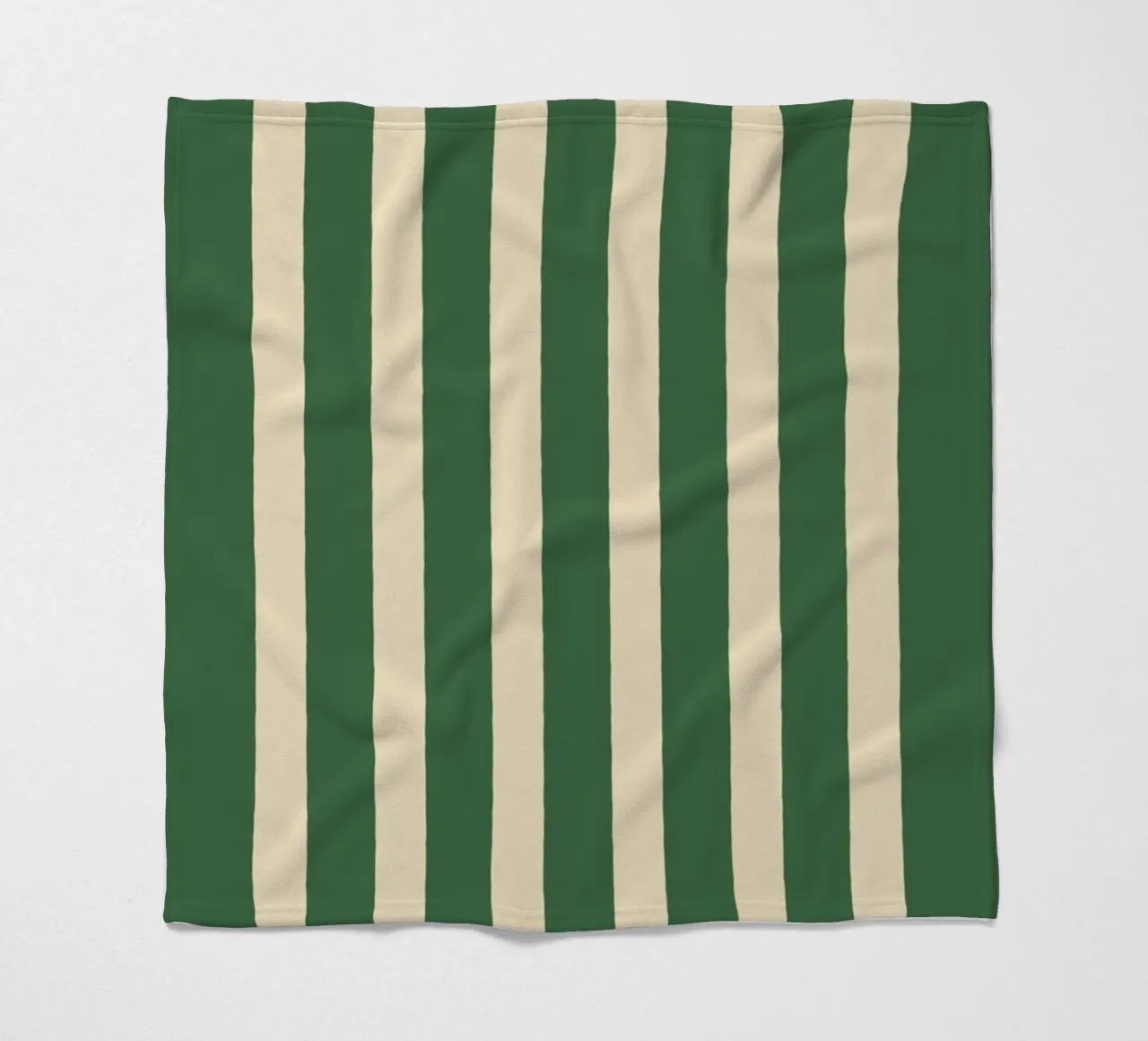 Motivo a righe semplici - Verde coperta in pile da MoonlightPrint