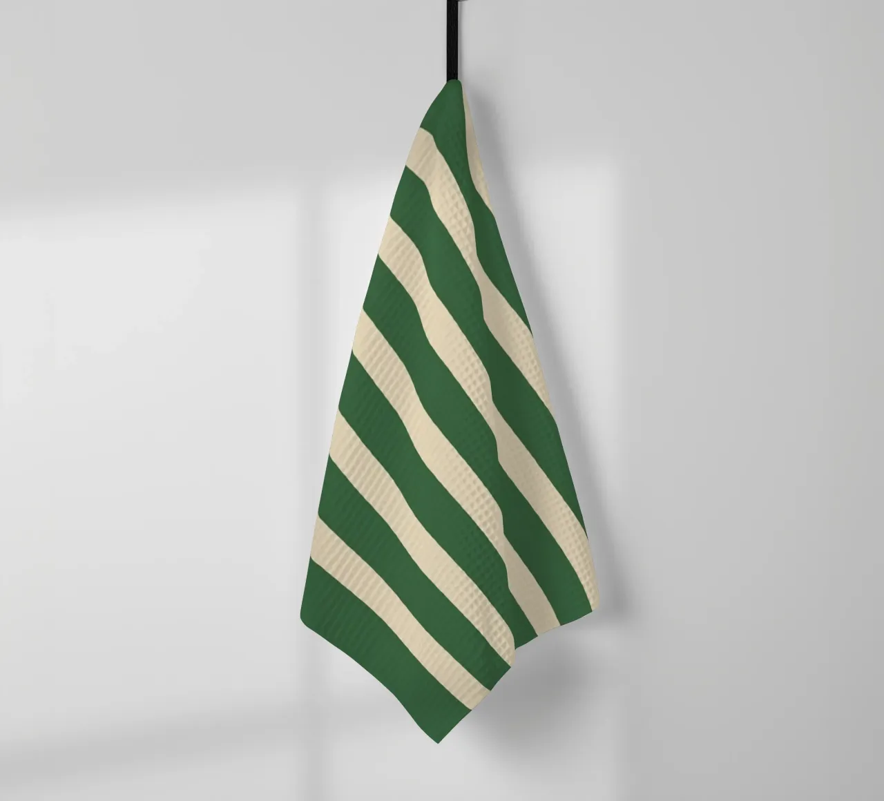 Motif de rayures simples - Vert torchon de MoonlightPrint