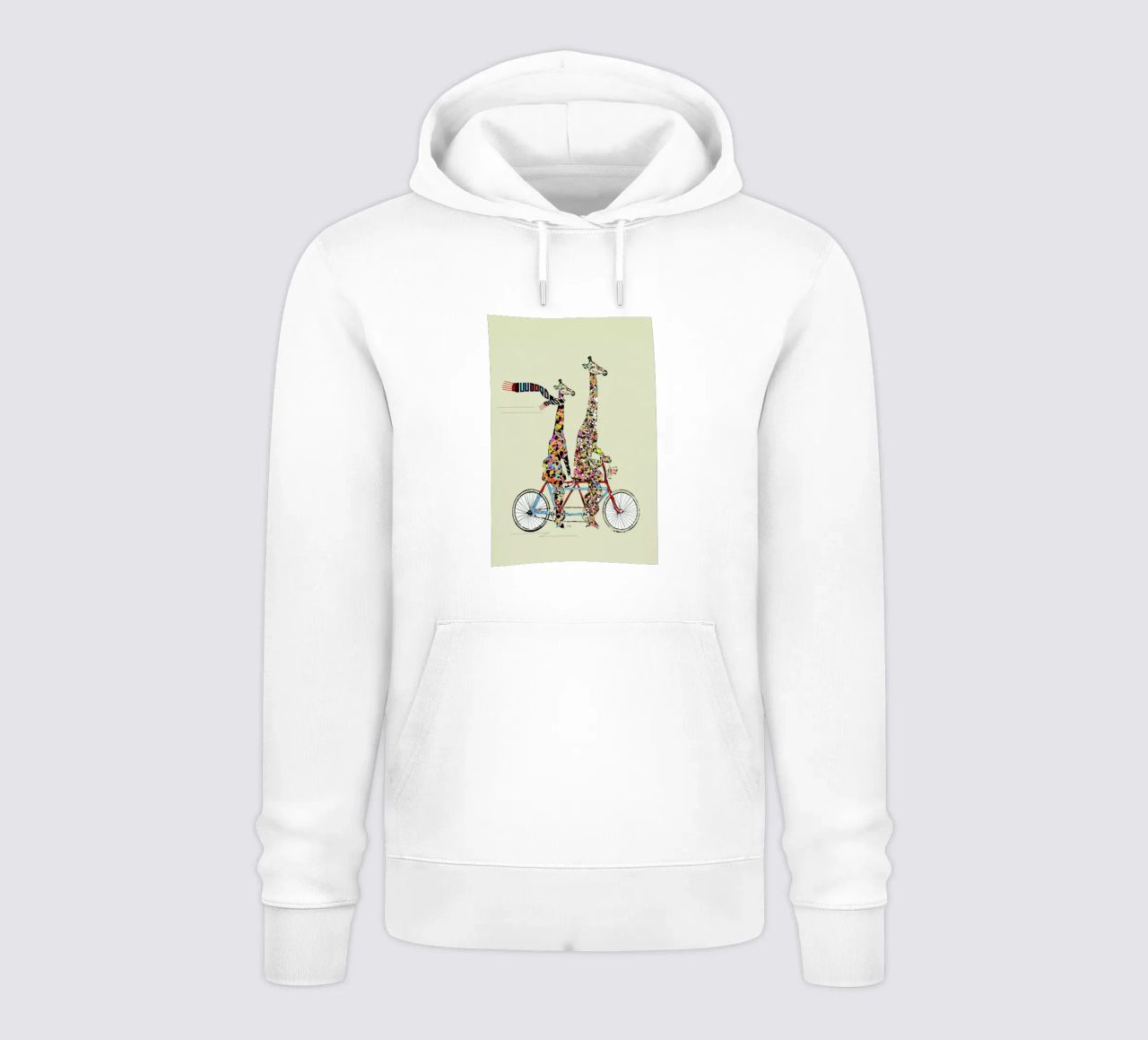 giraffes days lets tandem felpa con cappuccio da Brian Buckley