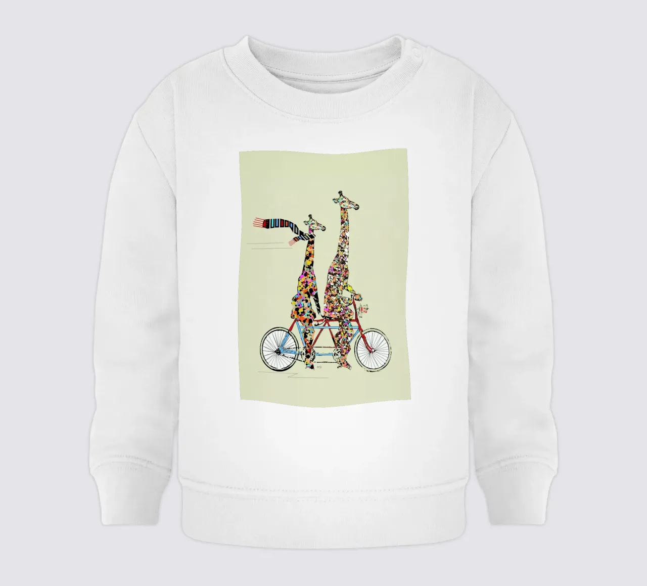 giraffes days lets tandem felpa neonato da Brian Buckley