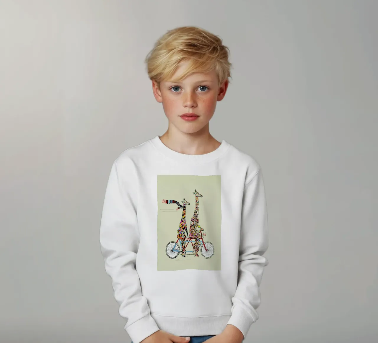 giraffes days lets tandem felpa bambino da Brian Buckley
