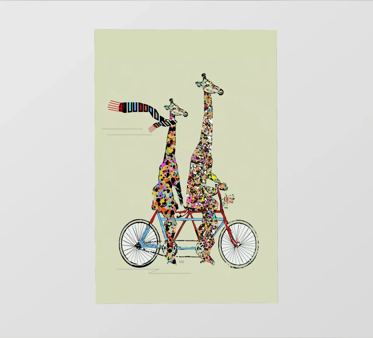 giraffes days lets tandem pellicola backlit da Brian Buckley