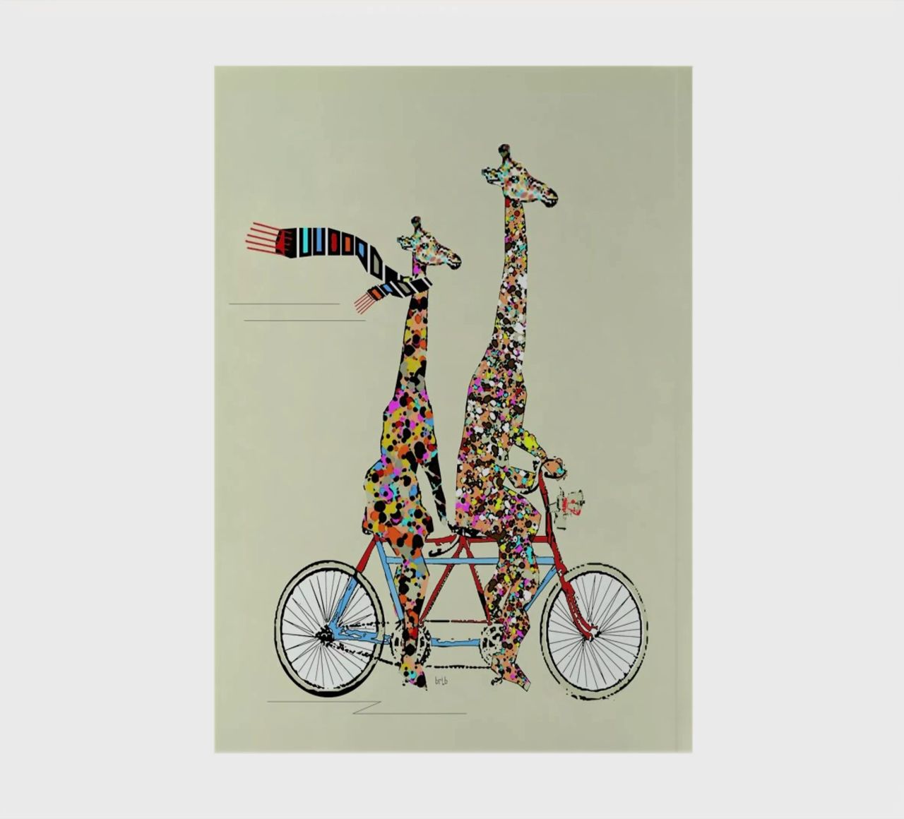 giraffes days lets tandem notebook by Brian Buckley