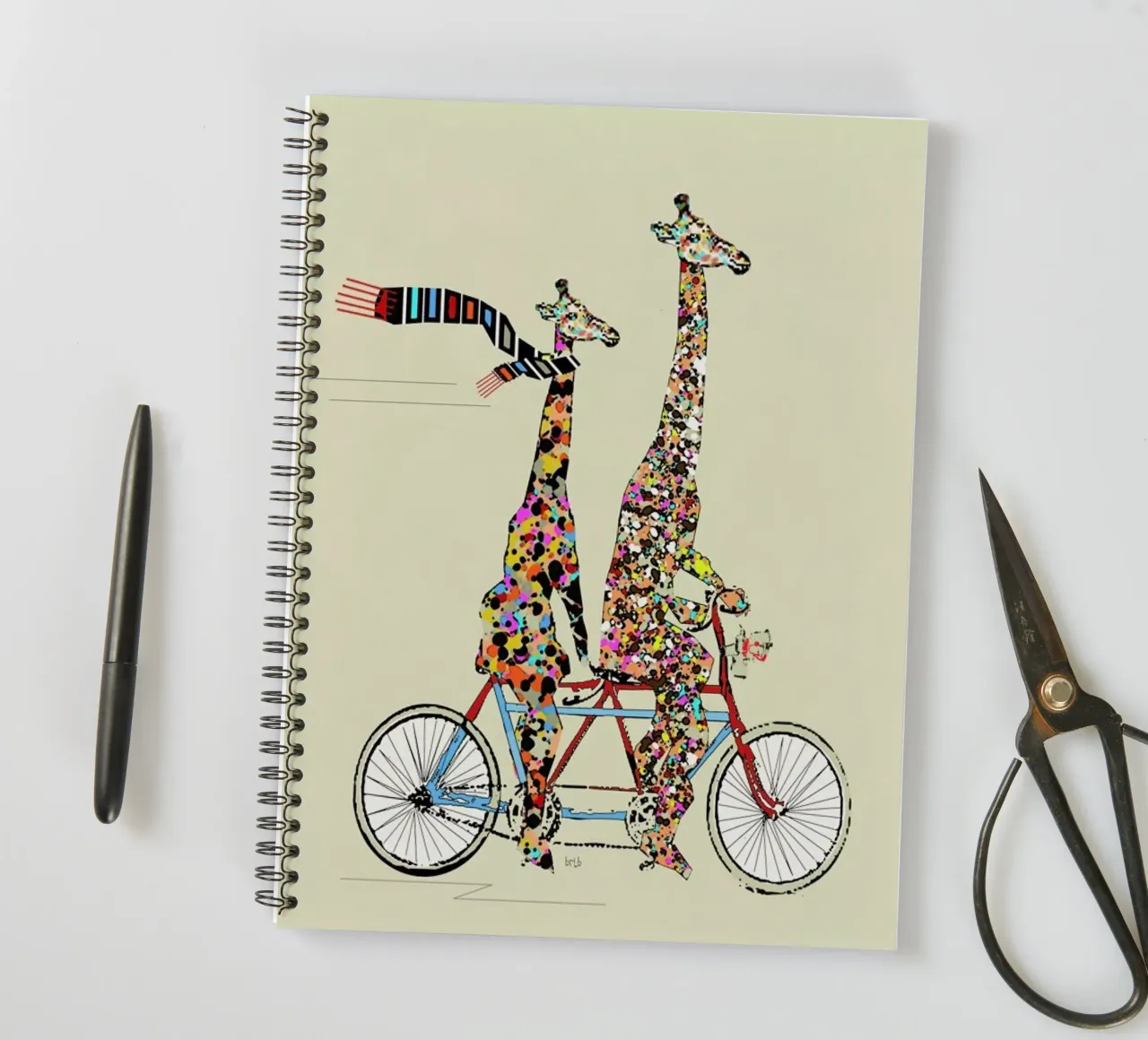 giraffes days lets tandem diario ad anelli da Brian Buckley