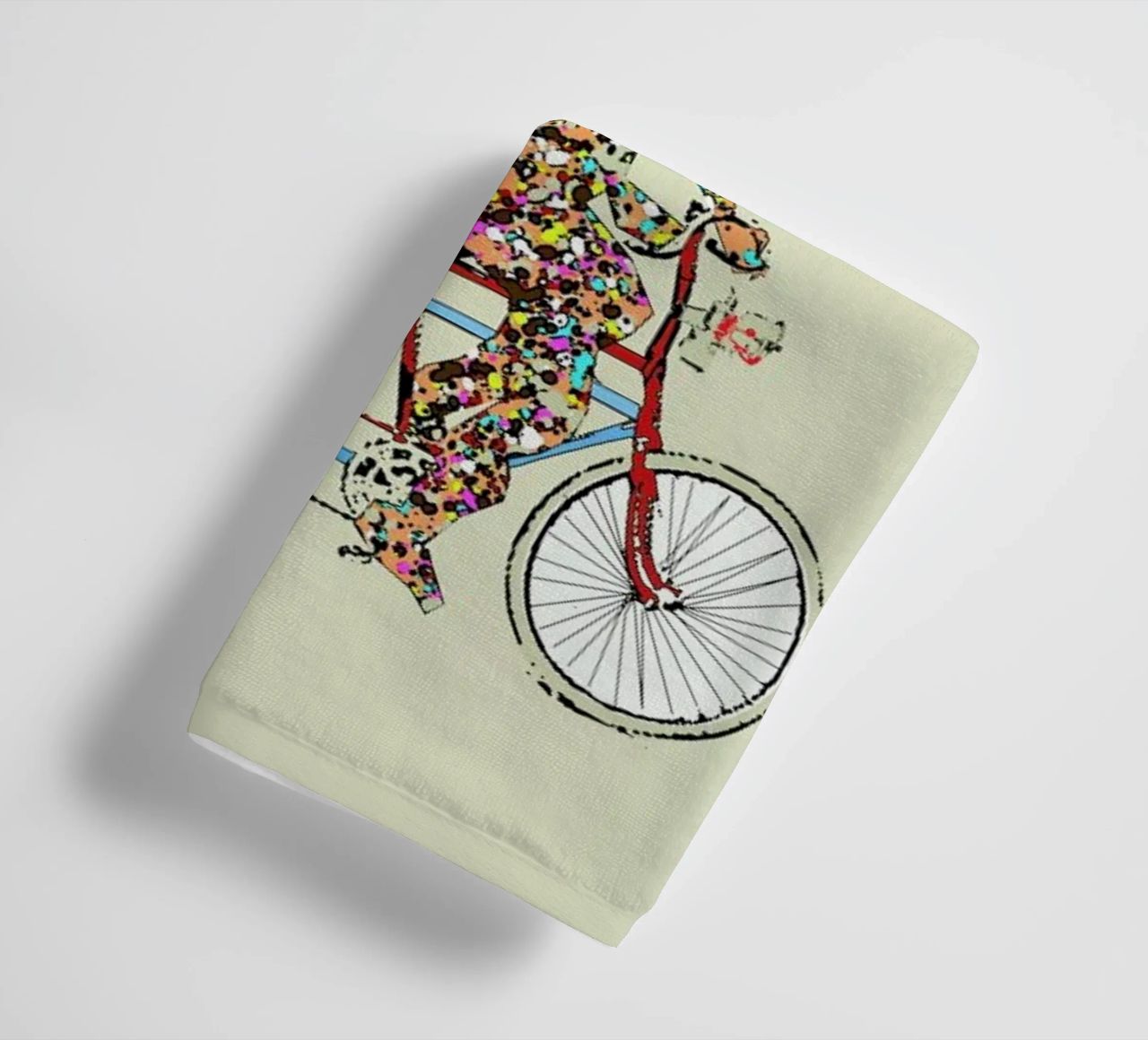 giraffes days lets tandem towel by Brian Buckley