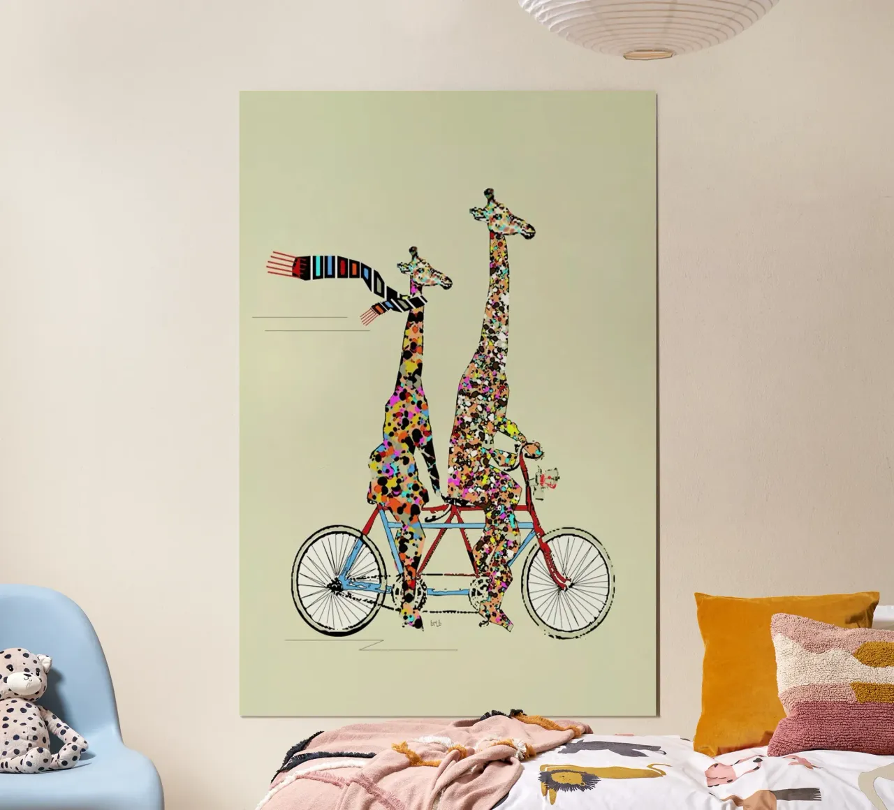 giraffes days lets tandem poster da Brian Buckley