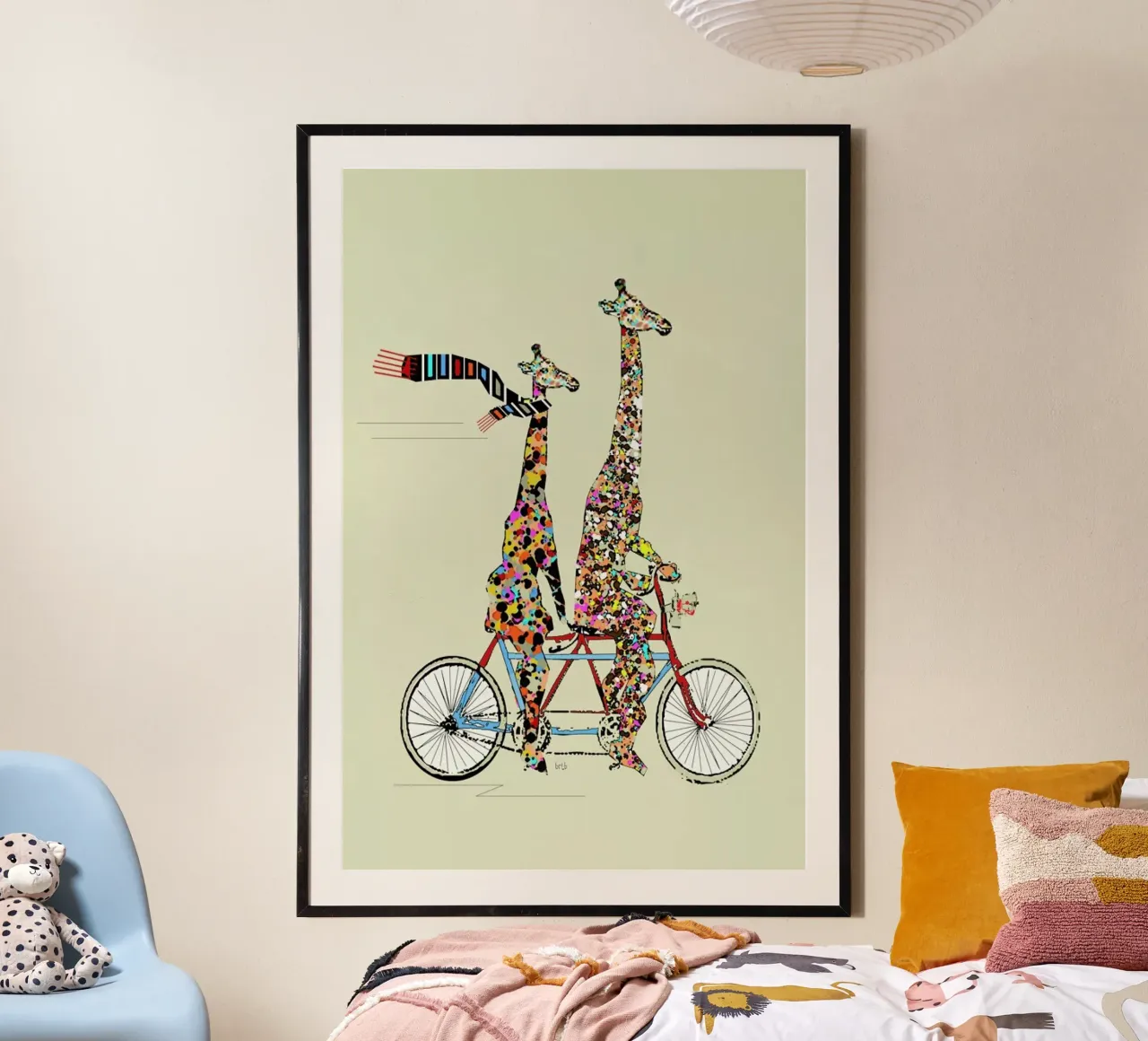 giraffes days lets tandem poster da Brian Buckley