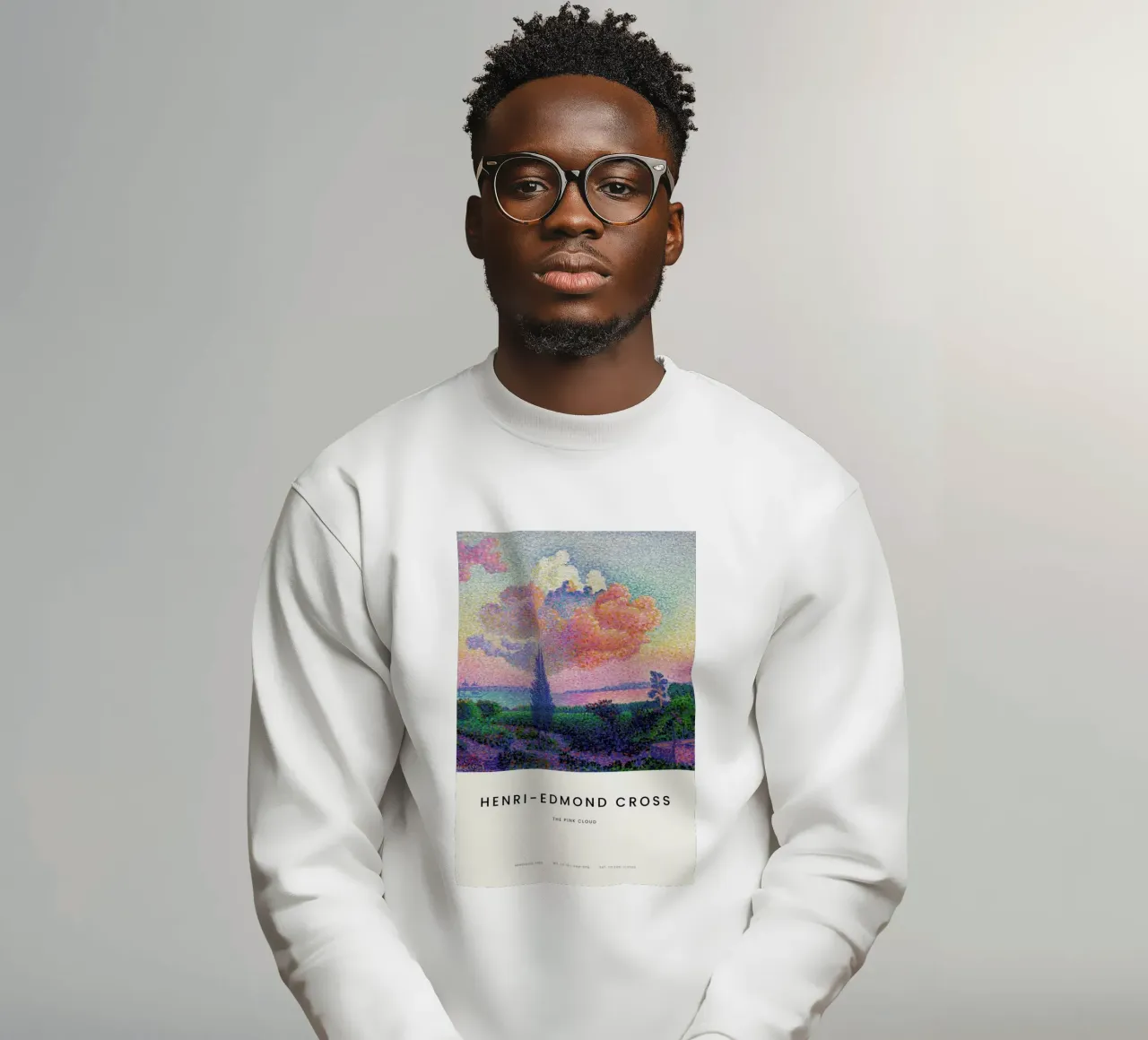 Cross - The Pink Cloud felpa da Vintage by JUNIQE