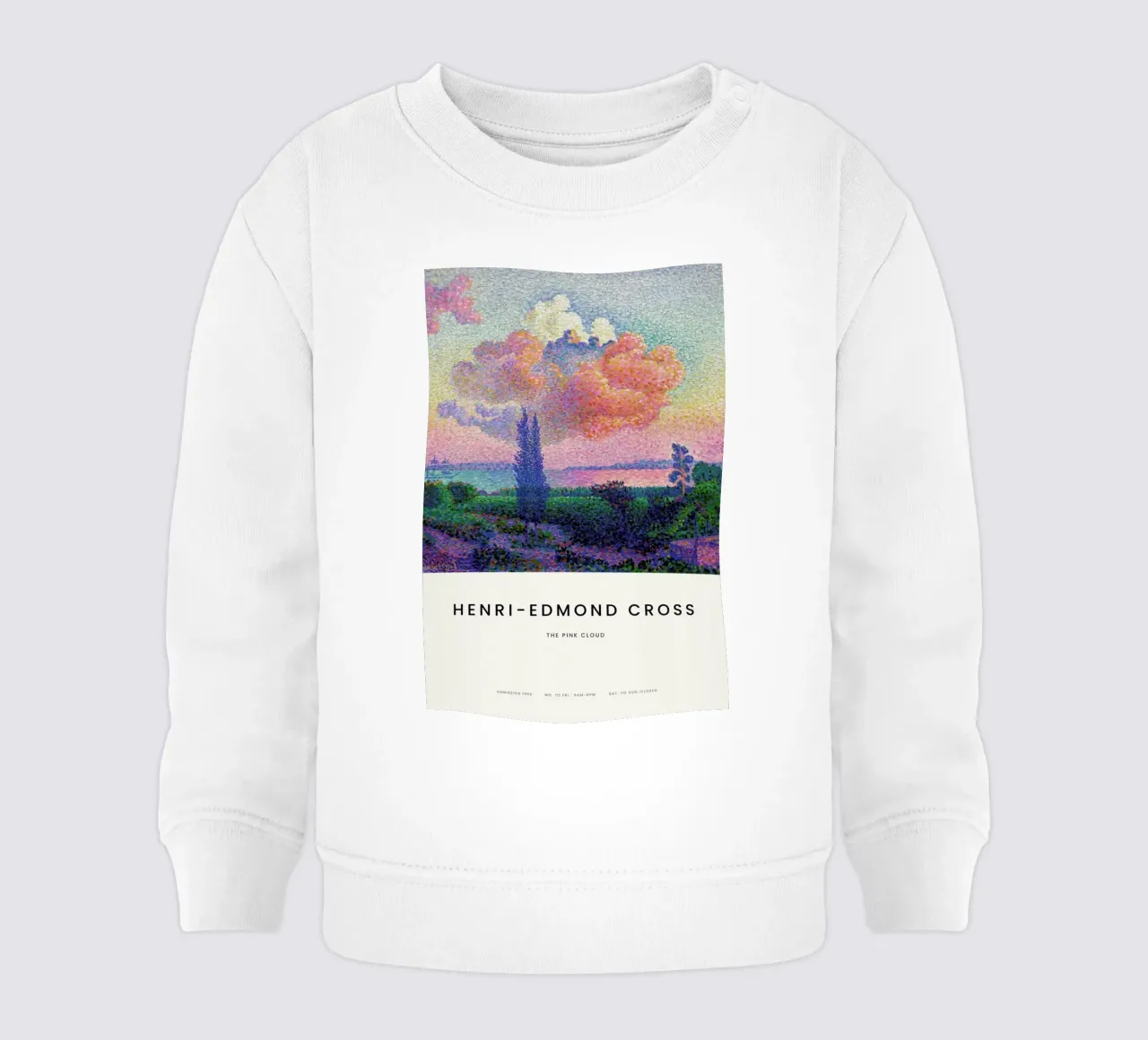 Cross - The Pink Cloud felpa neonato da Vintage by JUNIQE