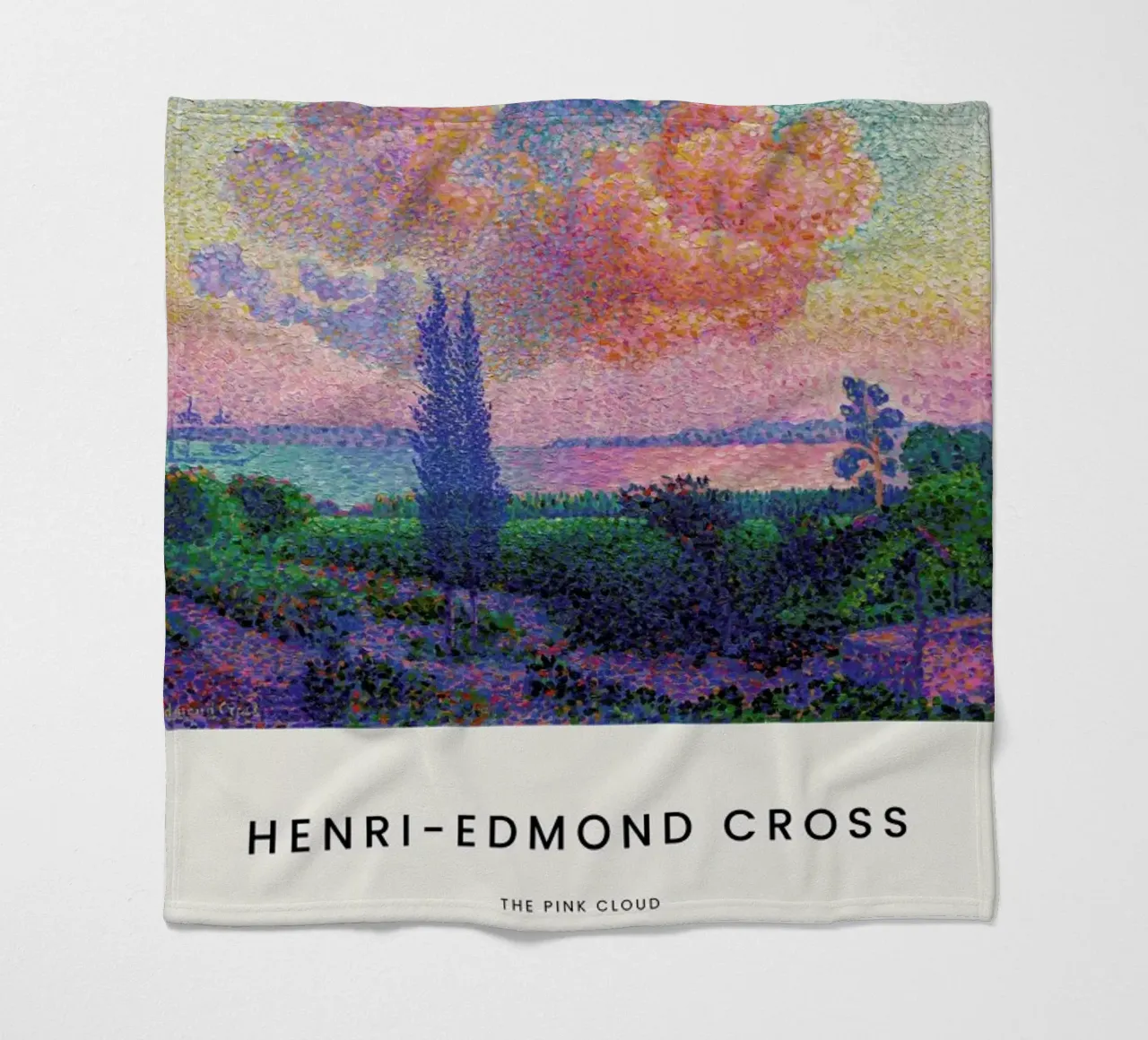 Cross - The Pink Cloud coperta in pile da Vintage by JUNIQE